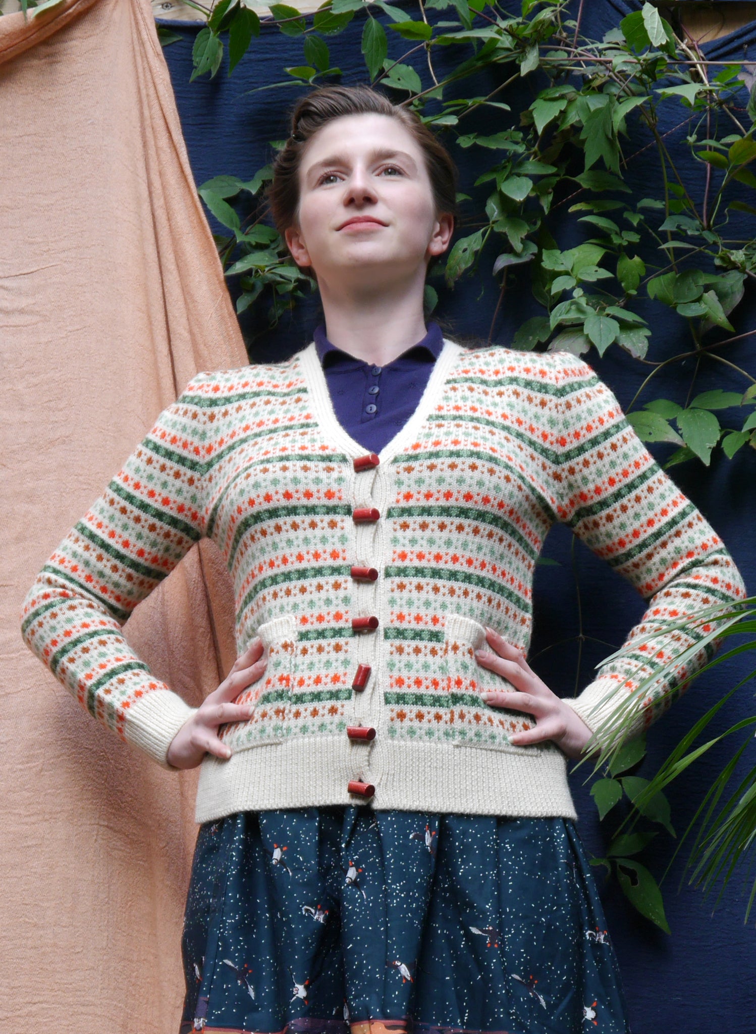 Heritage - Popcorn Cream Cardigan