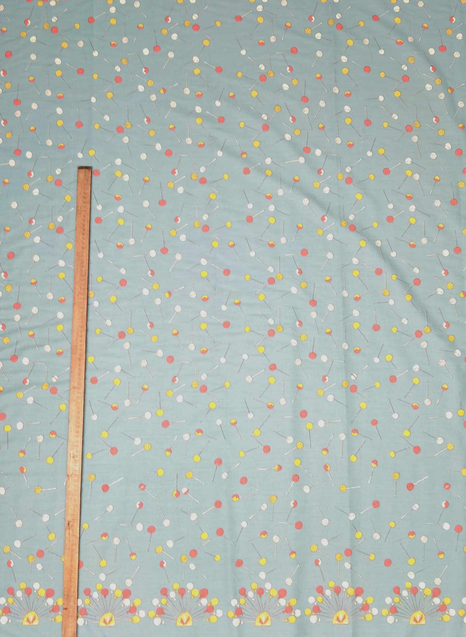 Sage Lollipop Fabric - Cotton Sateen