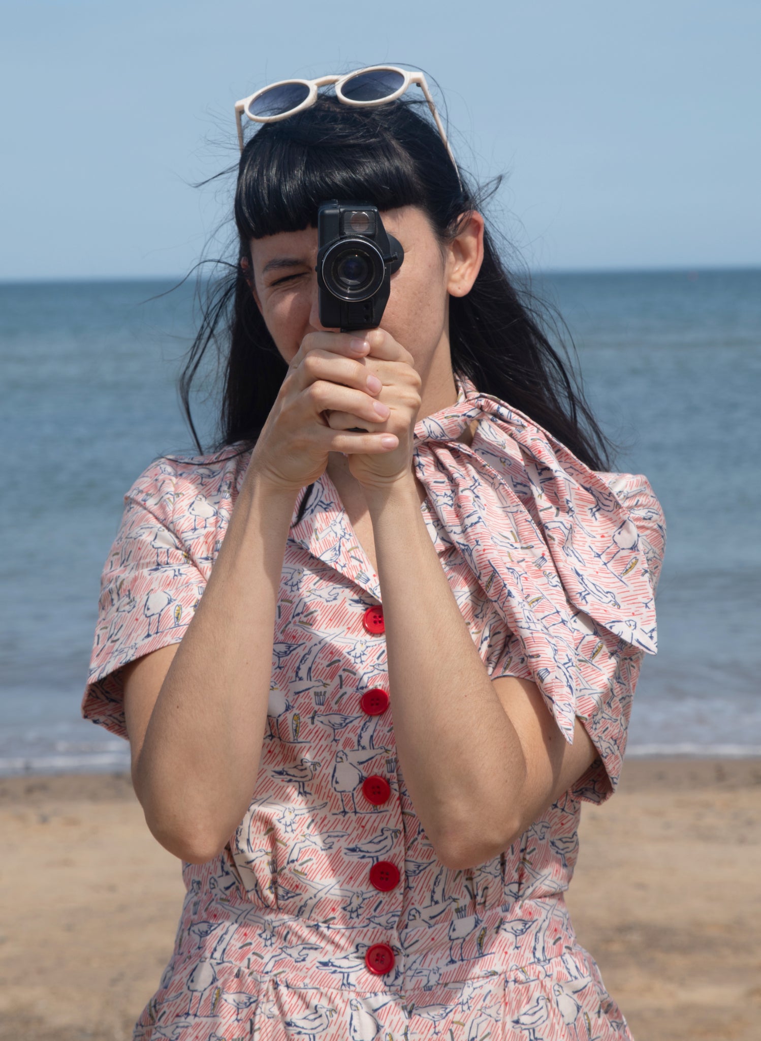 Francesca Long Jumpsuit - Ivory Chips Away