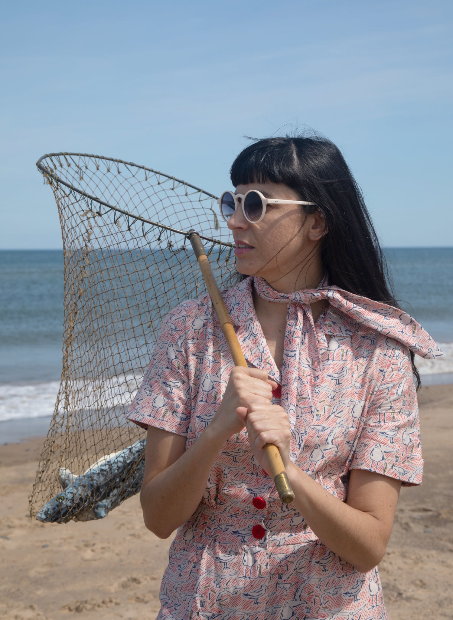 Francesca Long Jumpsuit - Ivory Chips Away