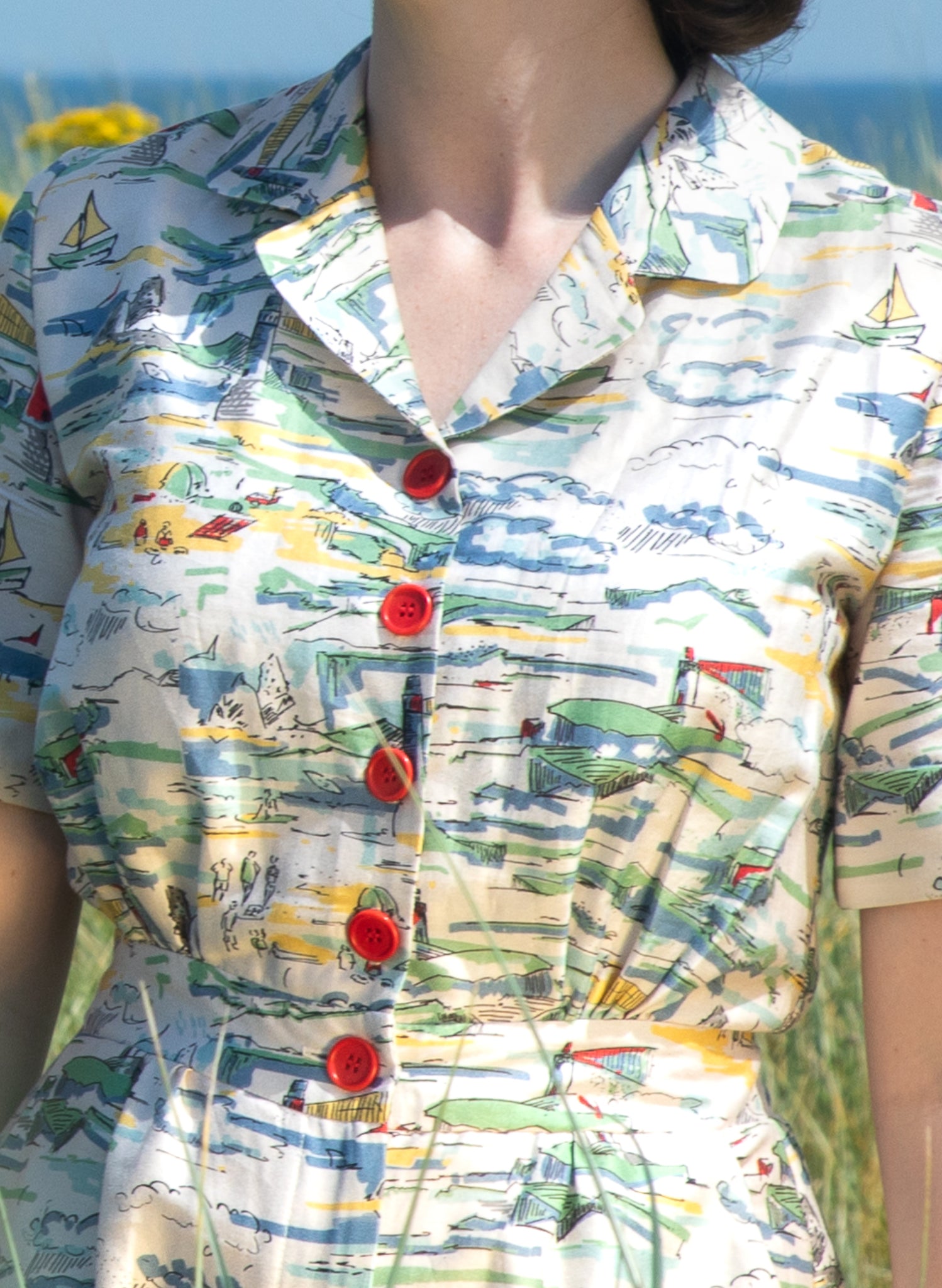 Francesca Long Jumpsuit - Ivory Lighthouse