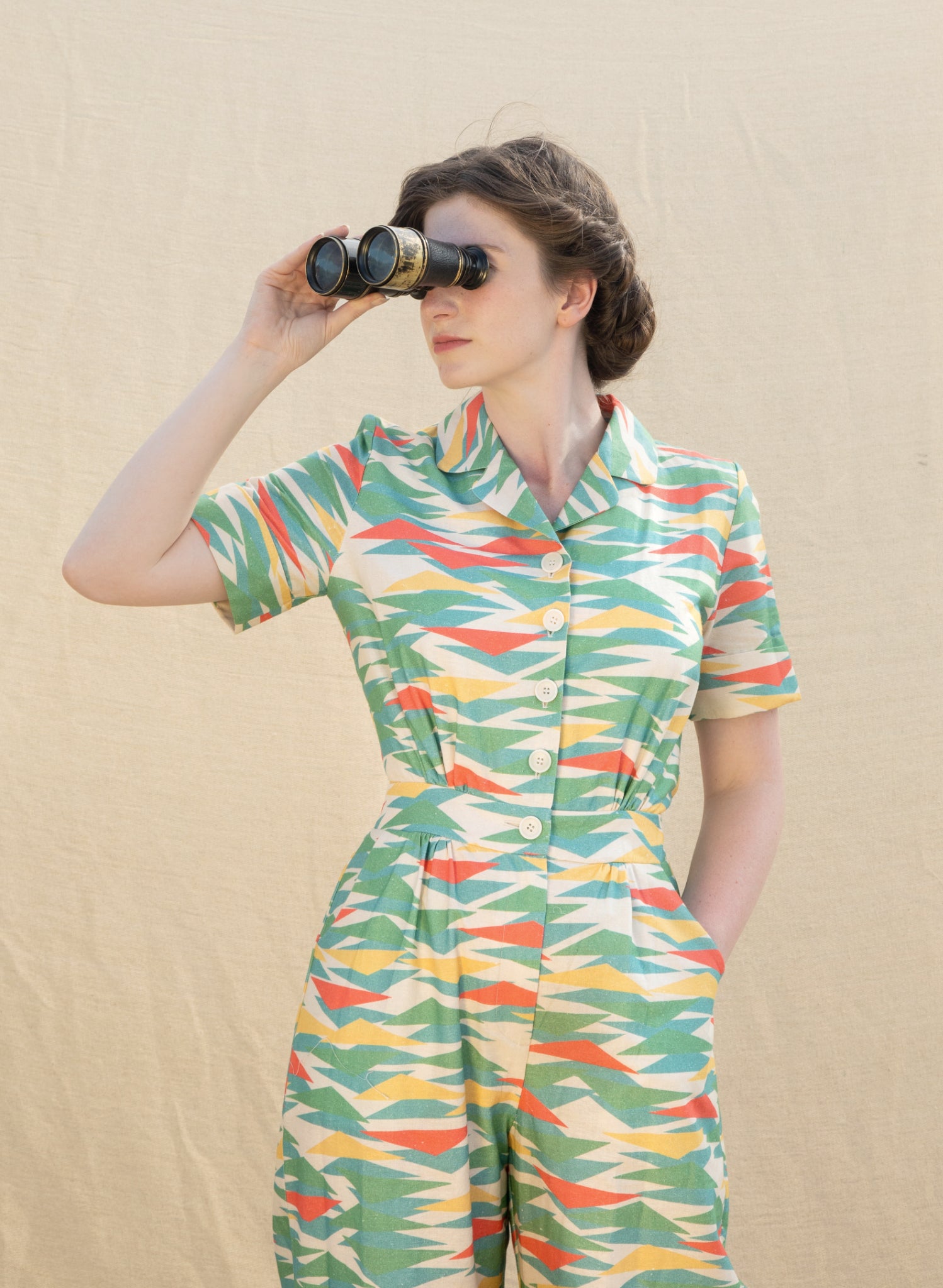 Francesca Long Jumpsuit - Multi Sails