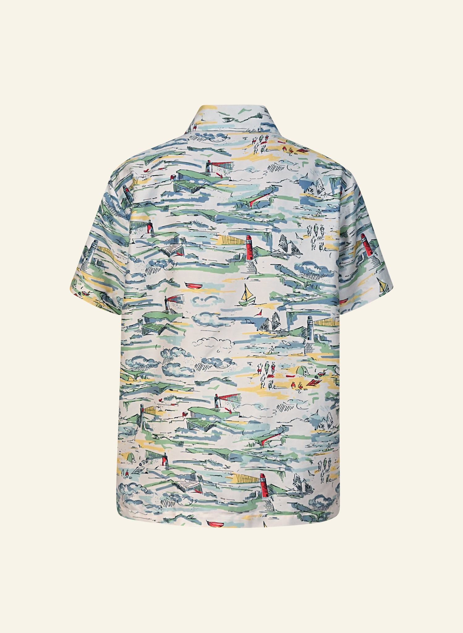Kit Shirt - Ivory Lighthouse