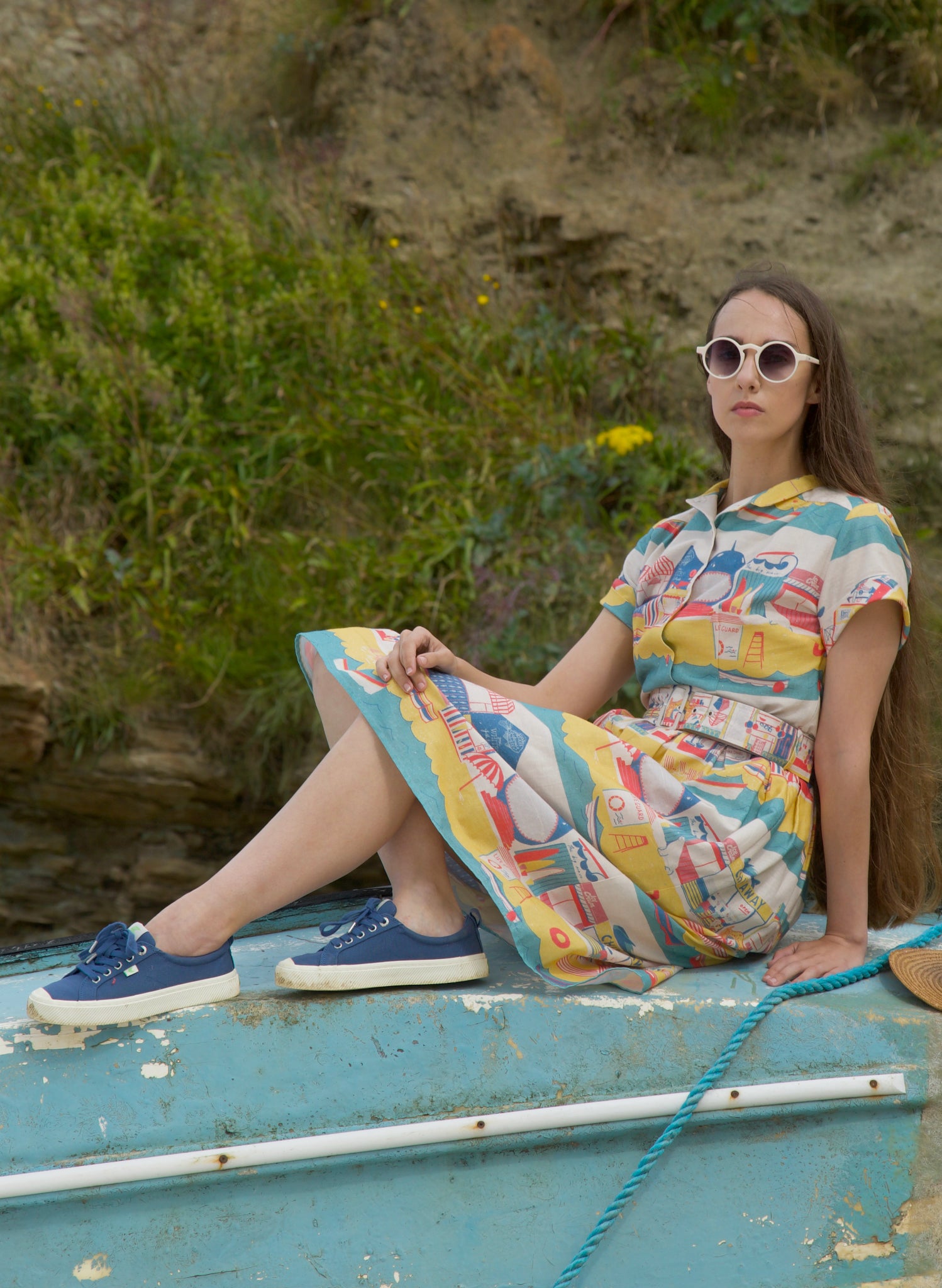 Louise Dress - Multi Beach Local