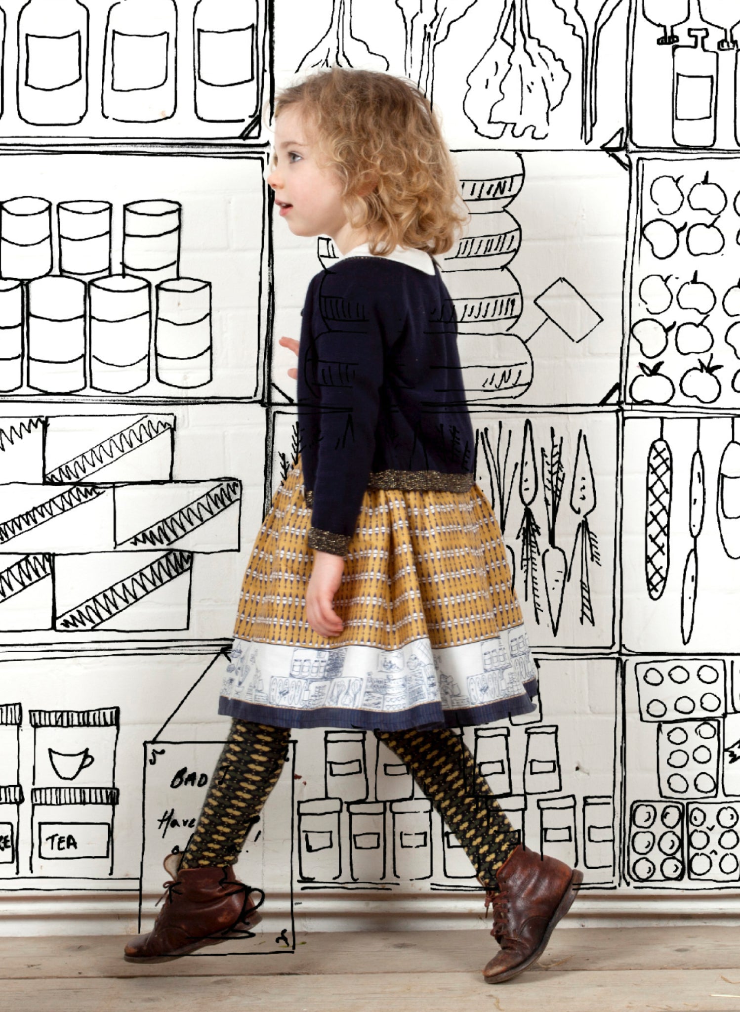 Penny Dress - Gold Delicatessen