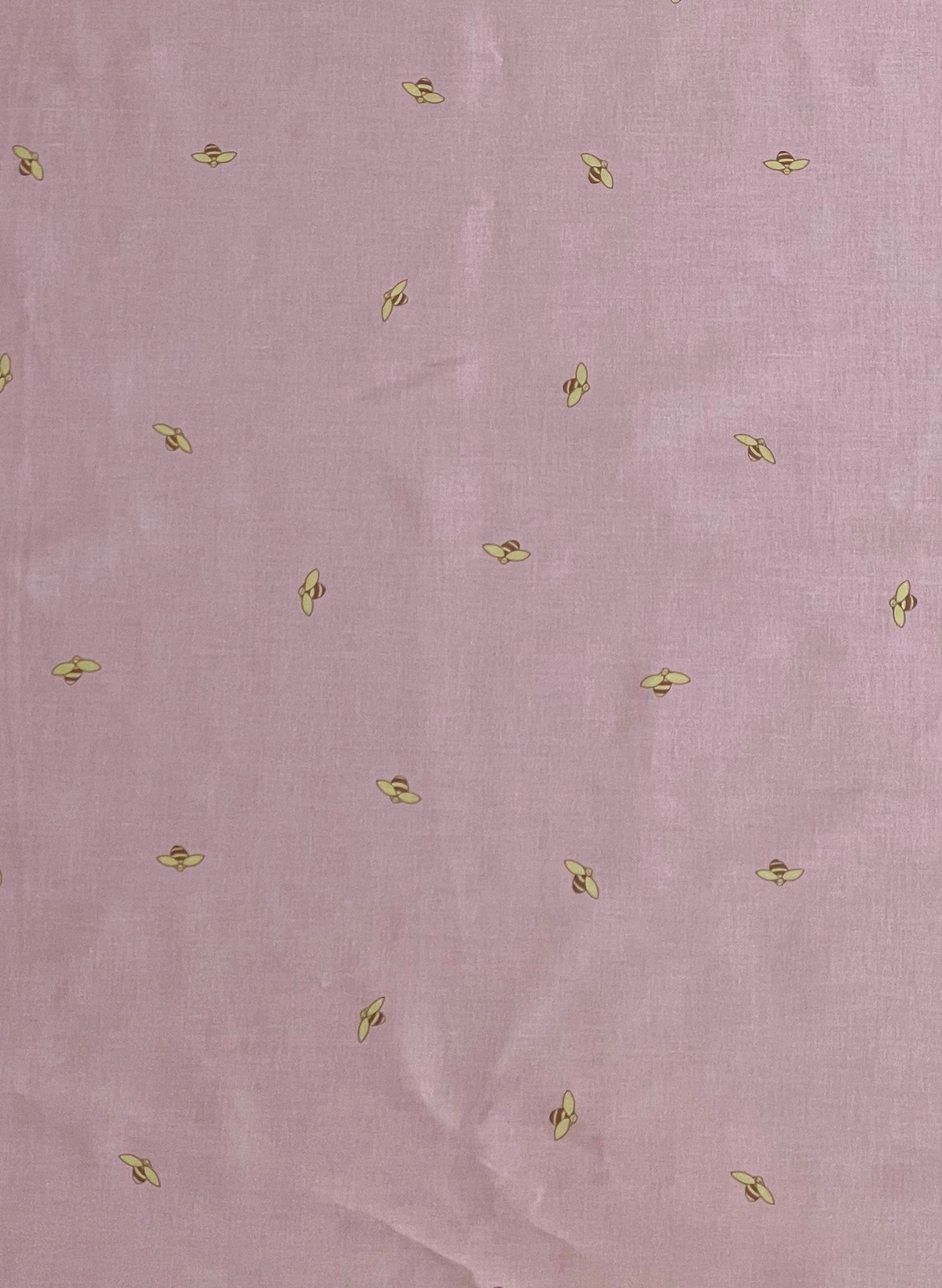 Pink Bee Fabric - Cotton