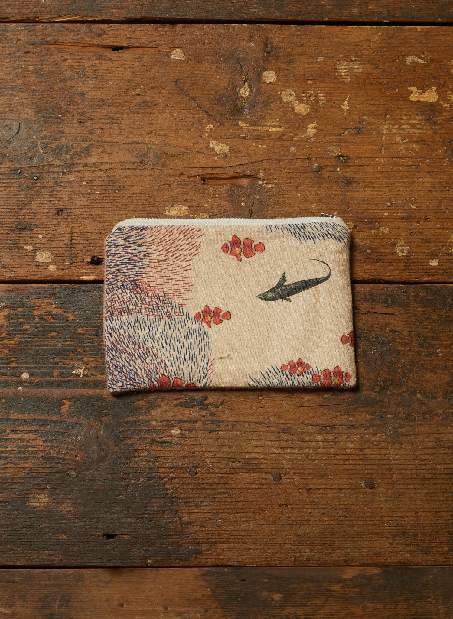 Zip Pouch- Small - Coastal Migration