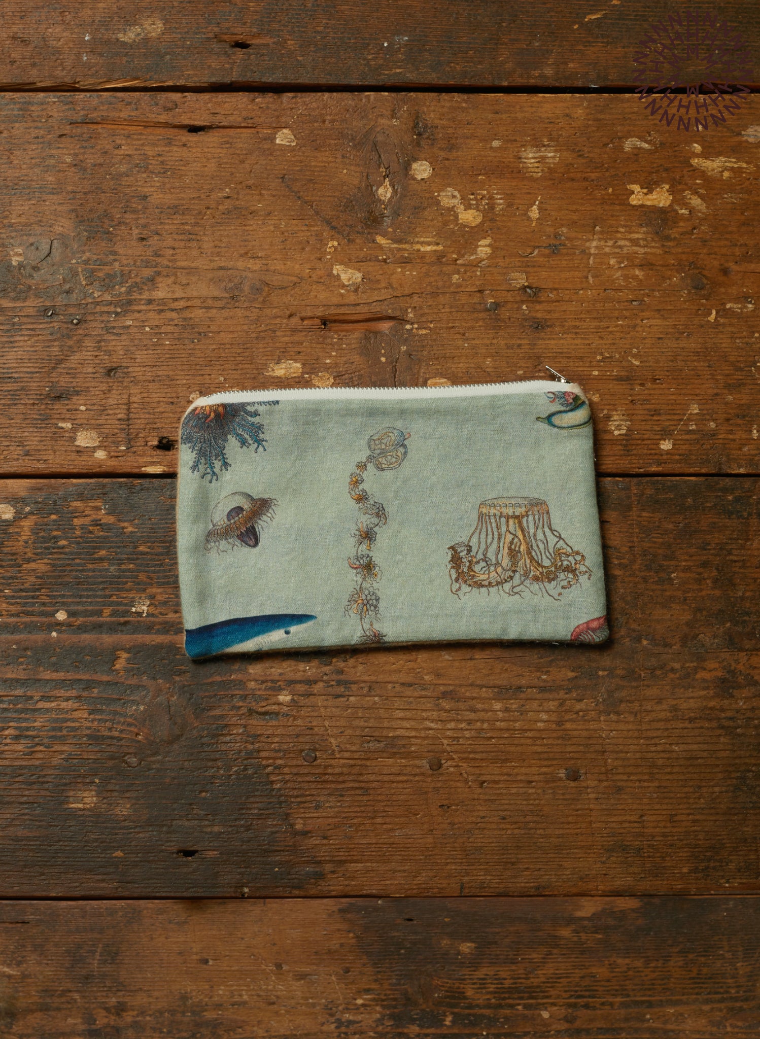 Zip Pouch- Small - Ocean Jellyfish