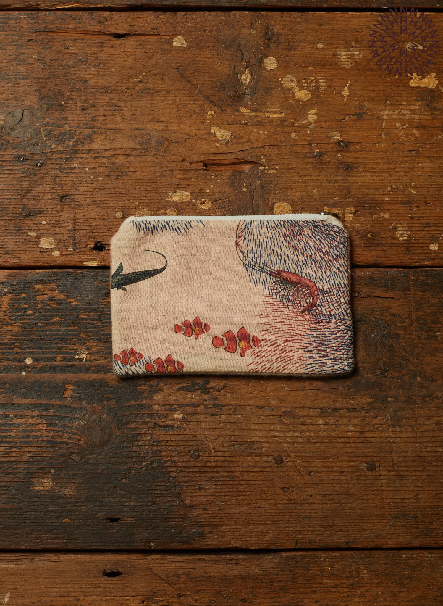 Zip Pouch- Small - Coastal Migration