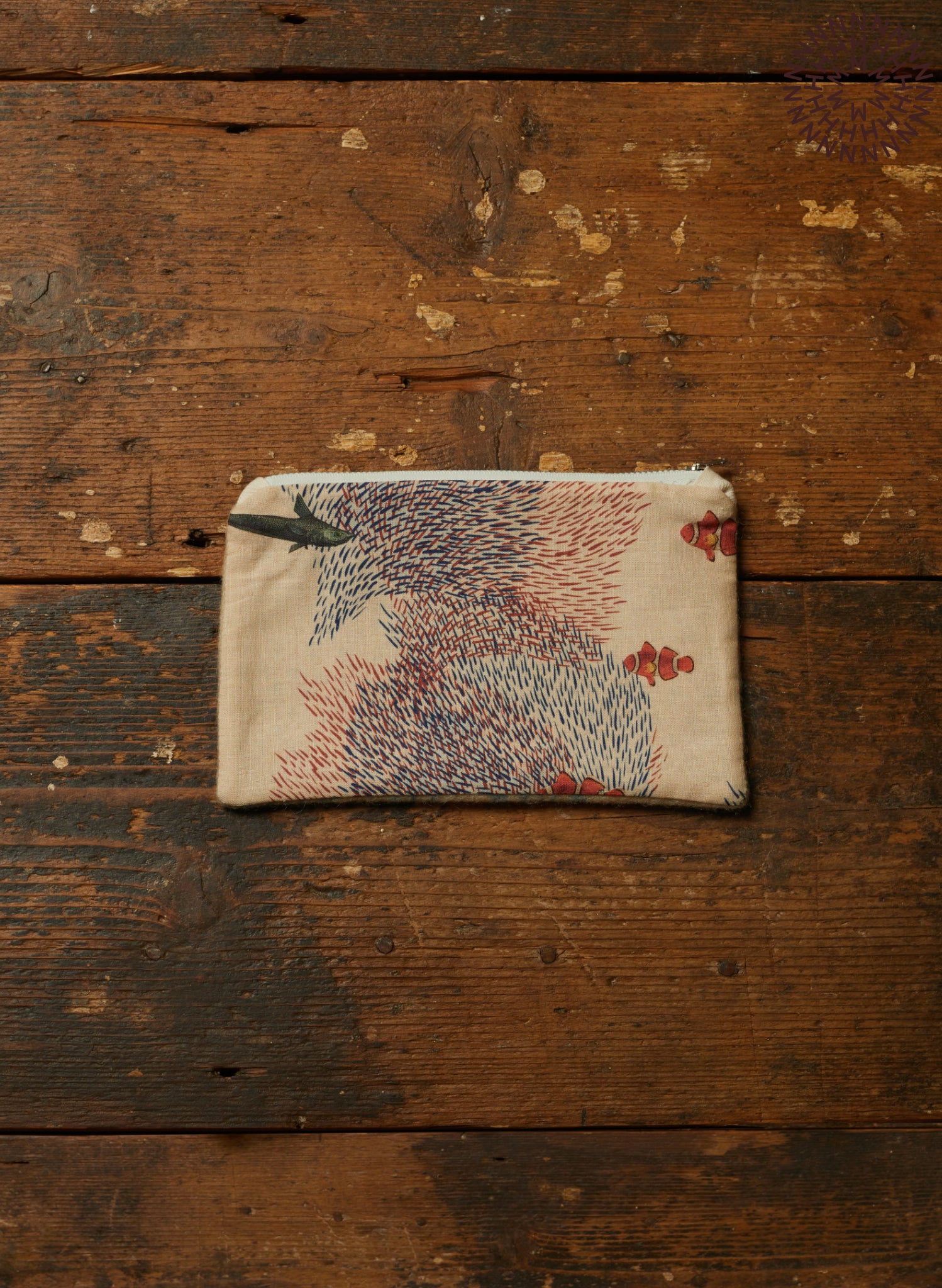 Zip Pouch- Small - Coastal Migration