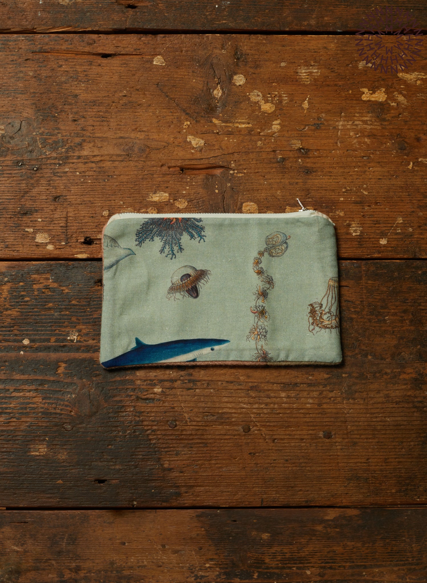 Zip Pouch- Small - Ocean Jellyfish