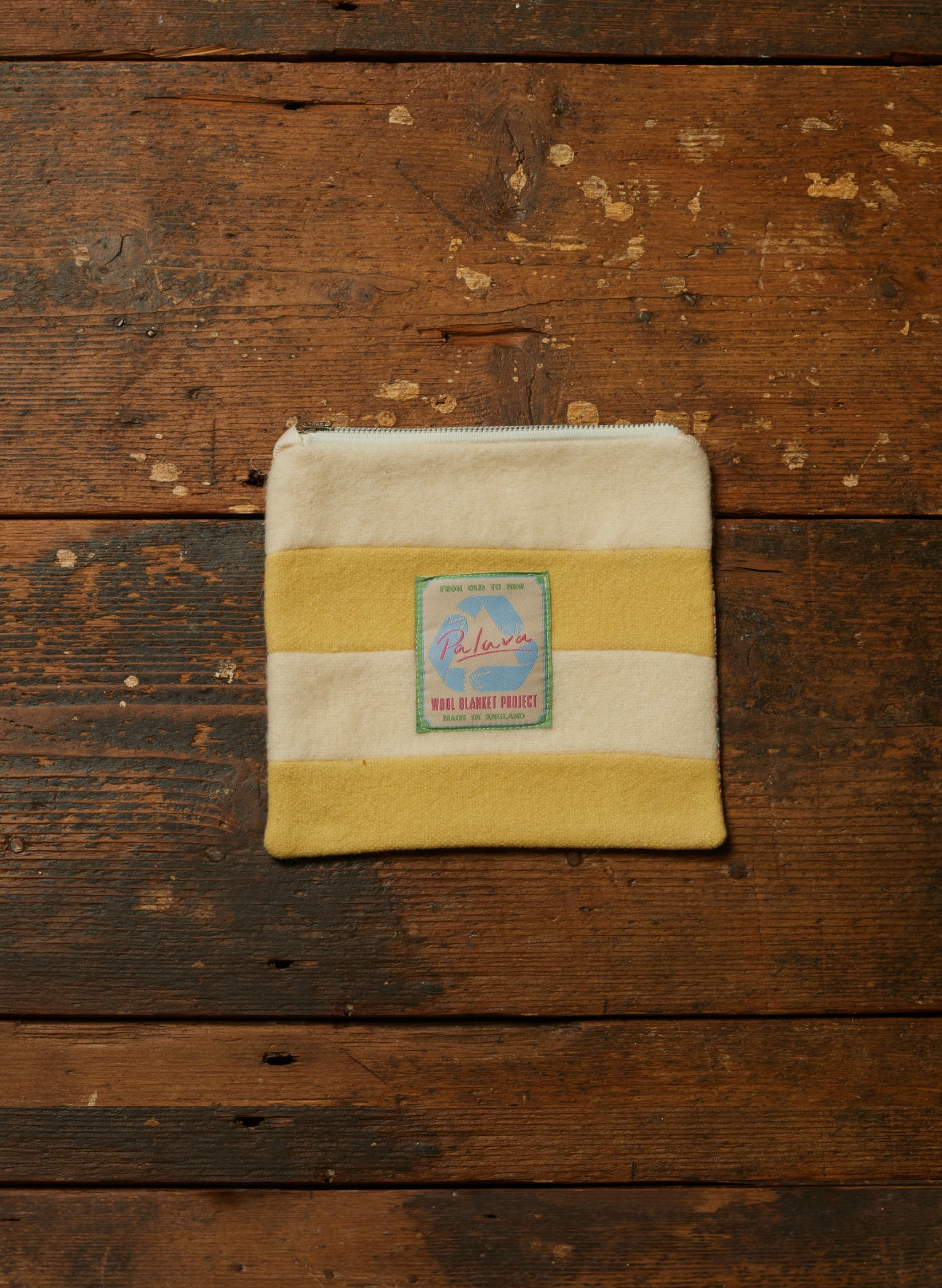 Zip Pouch- Medium - Ivory Chips Away