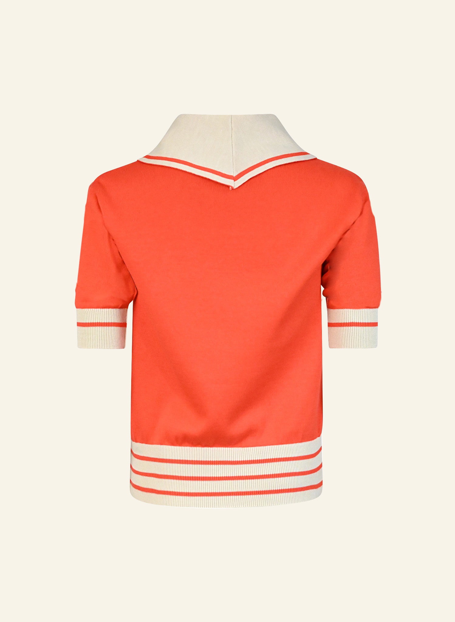 Sailor Knitted Top - Coral