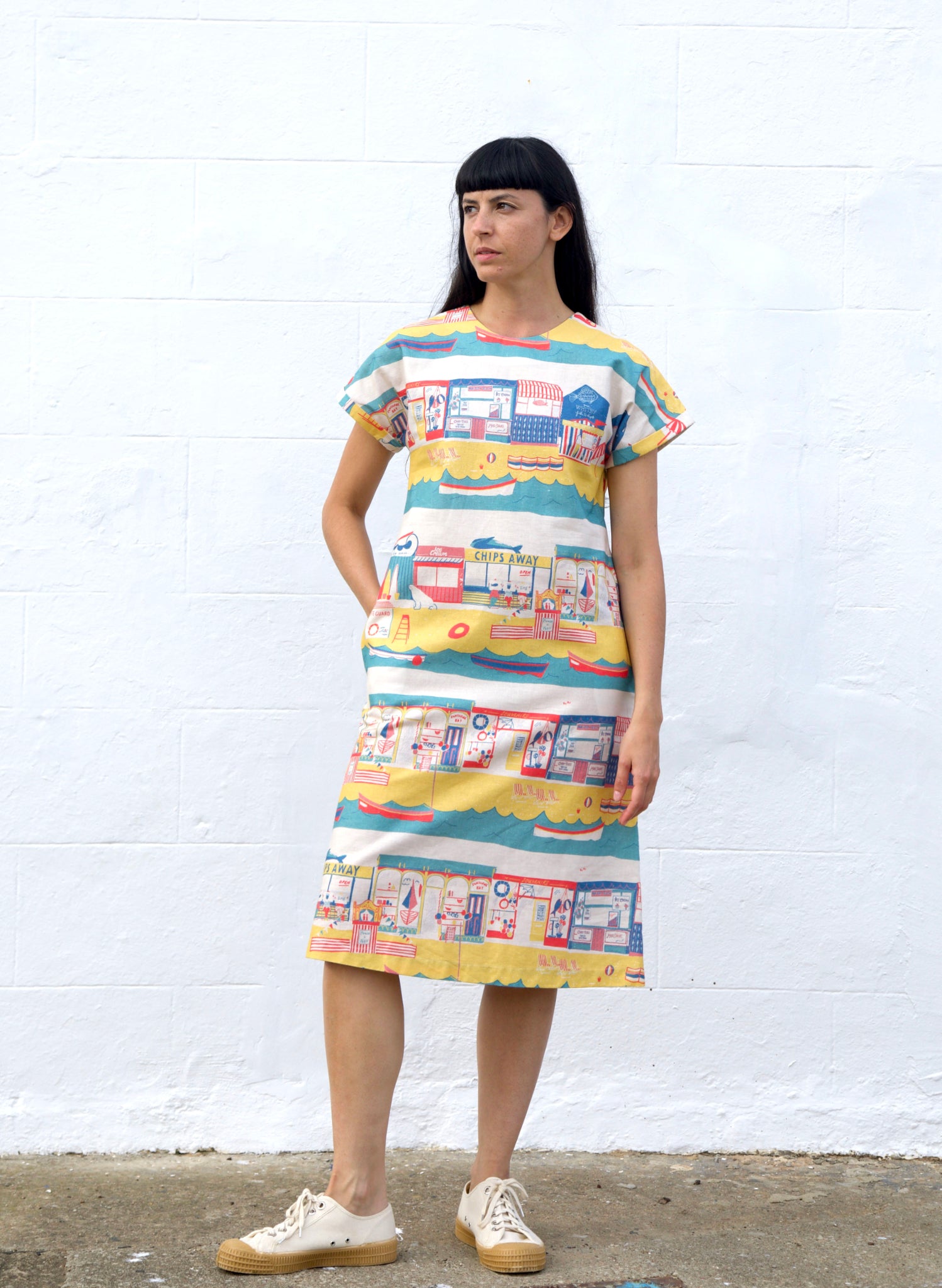 Sally Dress - Multi Beach Local