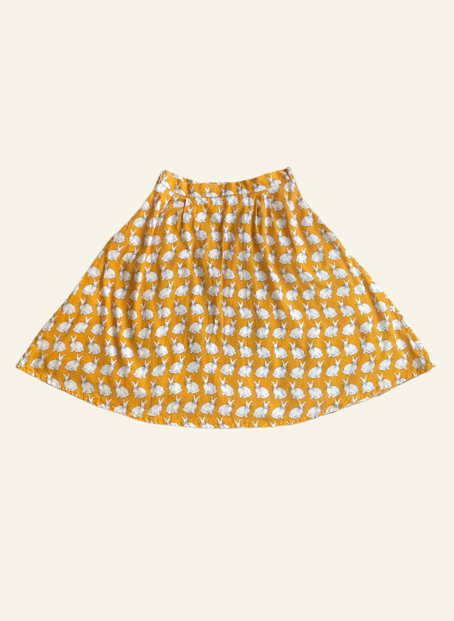 PRE LOVED - Marilyn Skirt - Mustard Rabbit