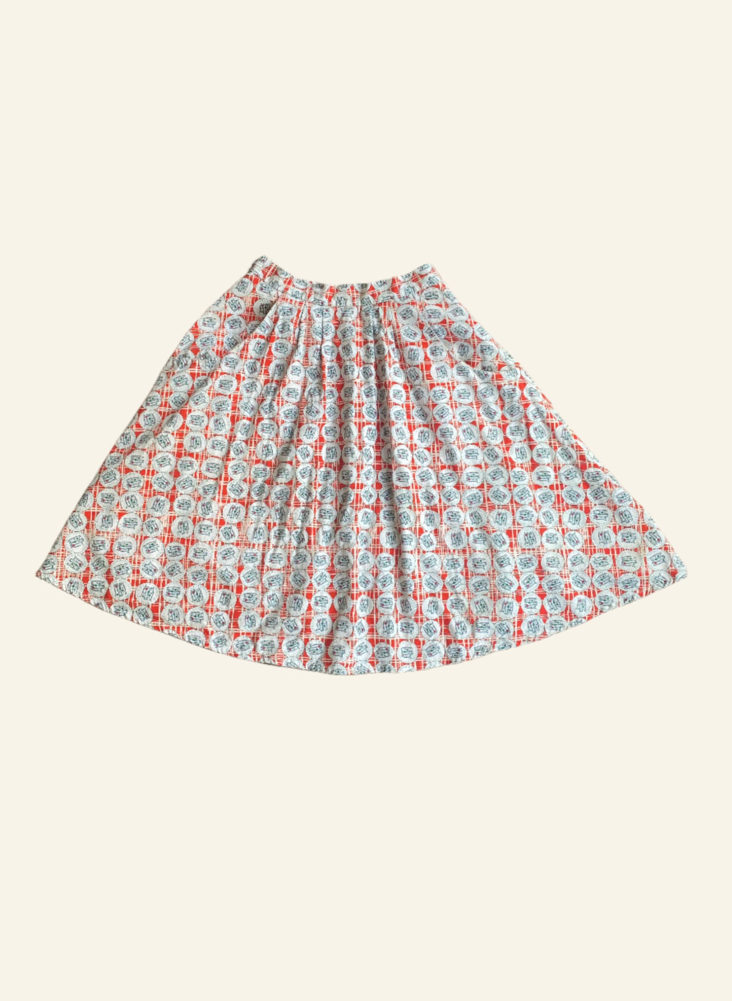 PRE LOVED - Marilyn Skirt - Red Sardines