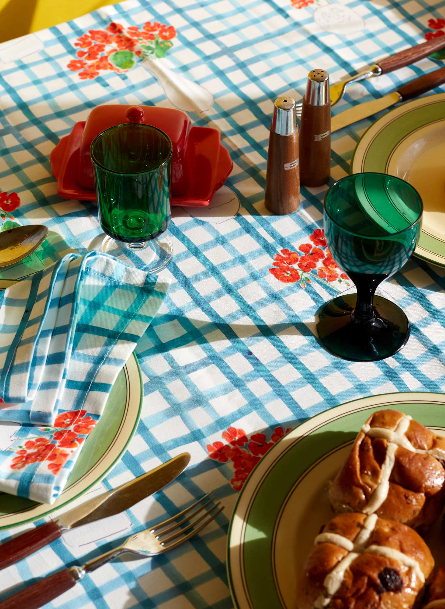 Table Cloth - Geraniums