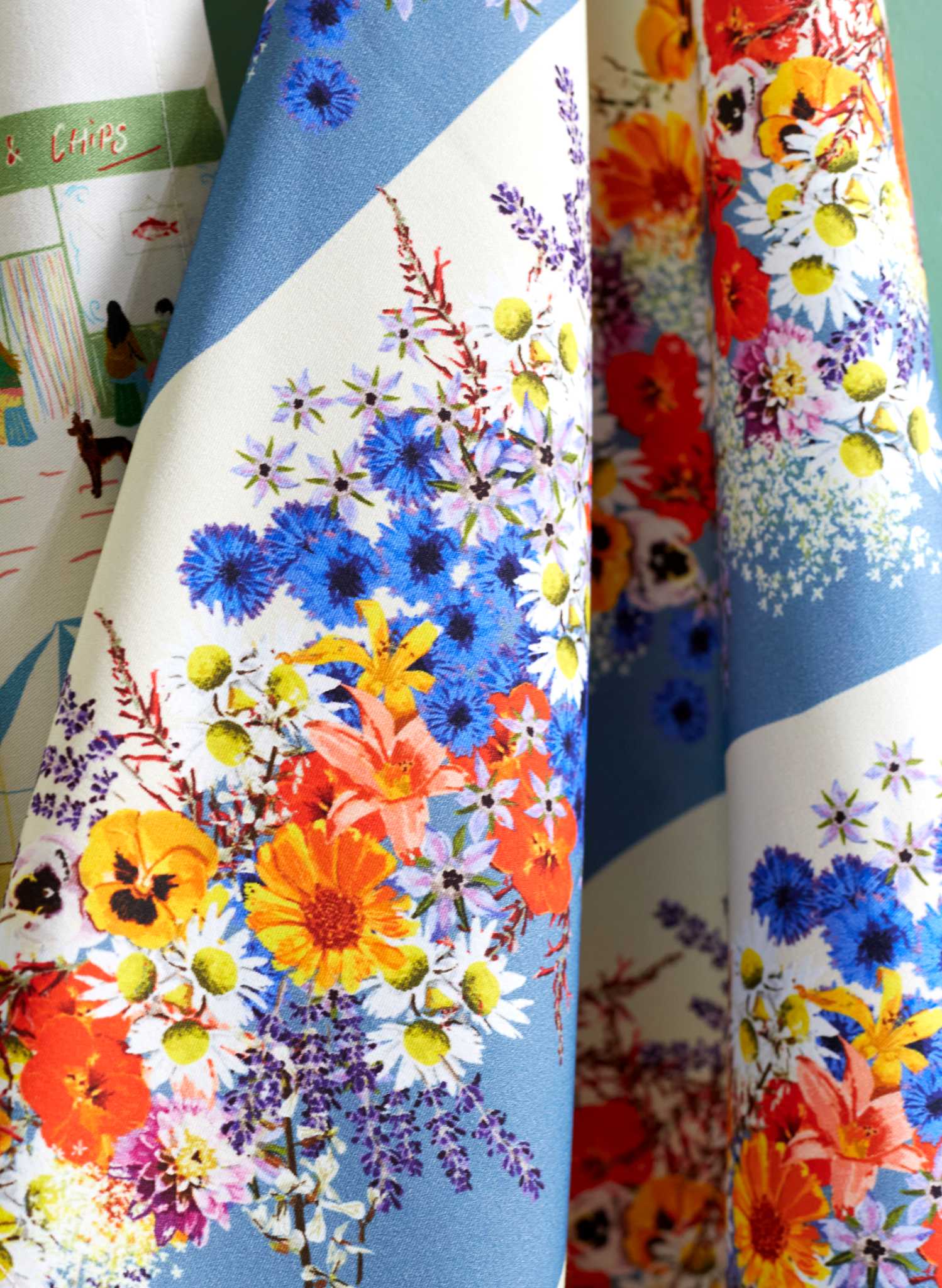 Tea Towel - Edible Flowers