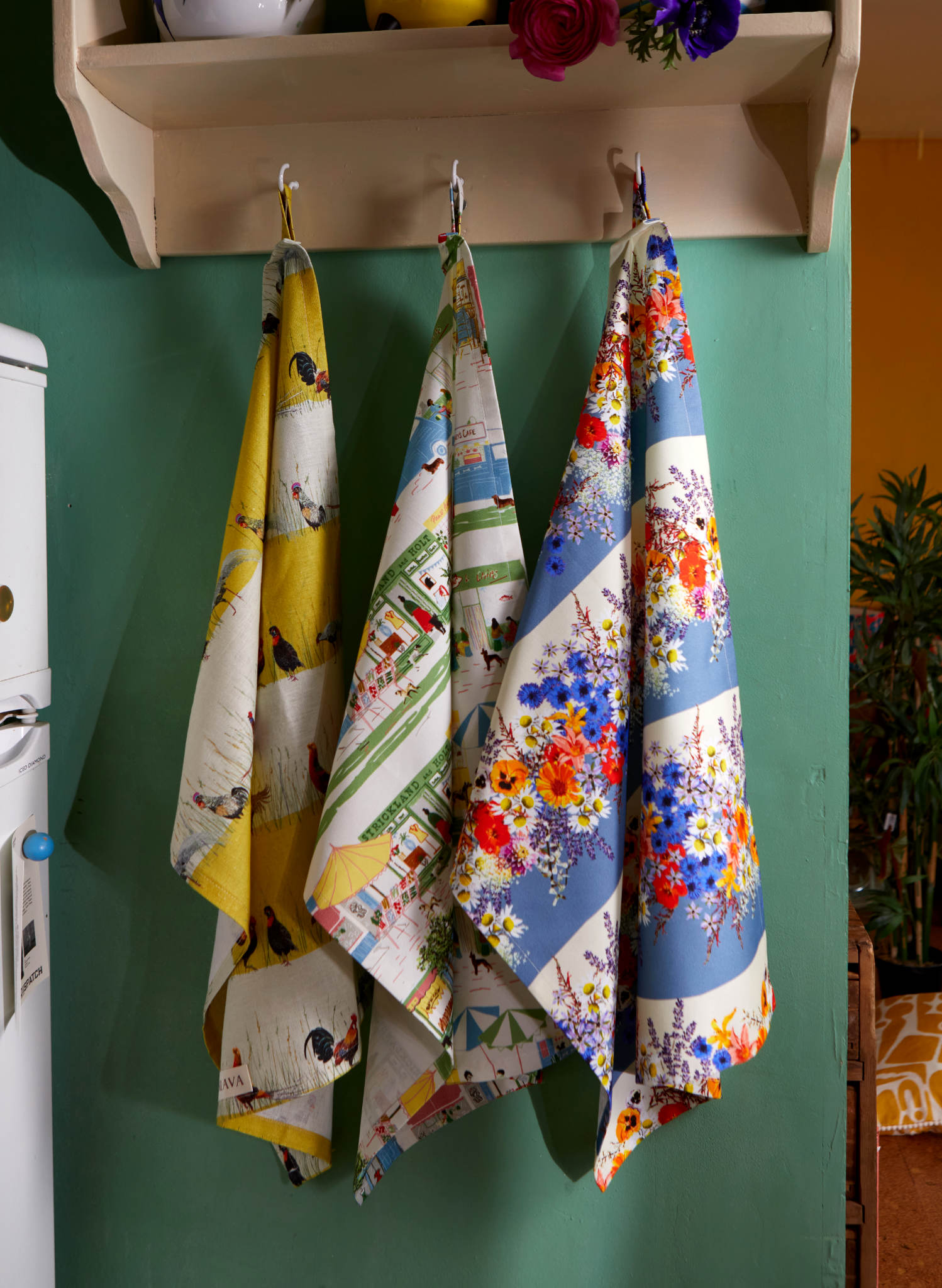 Tea Towel - Edible Flowers