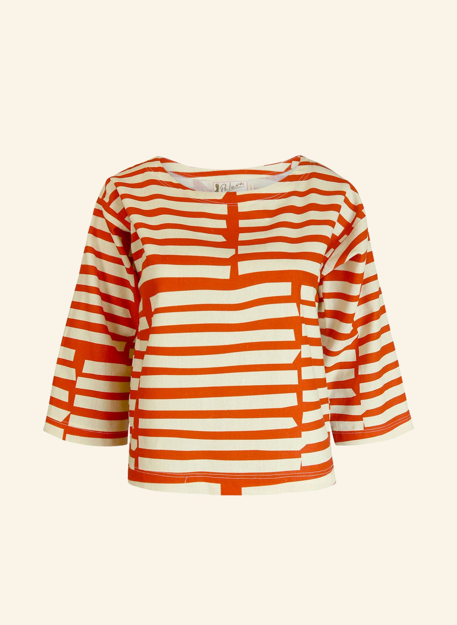 Tina Top - Red Box Stripe