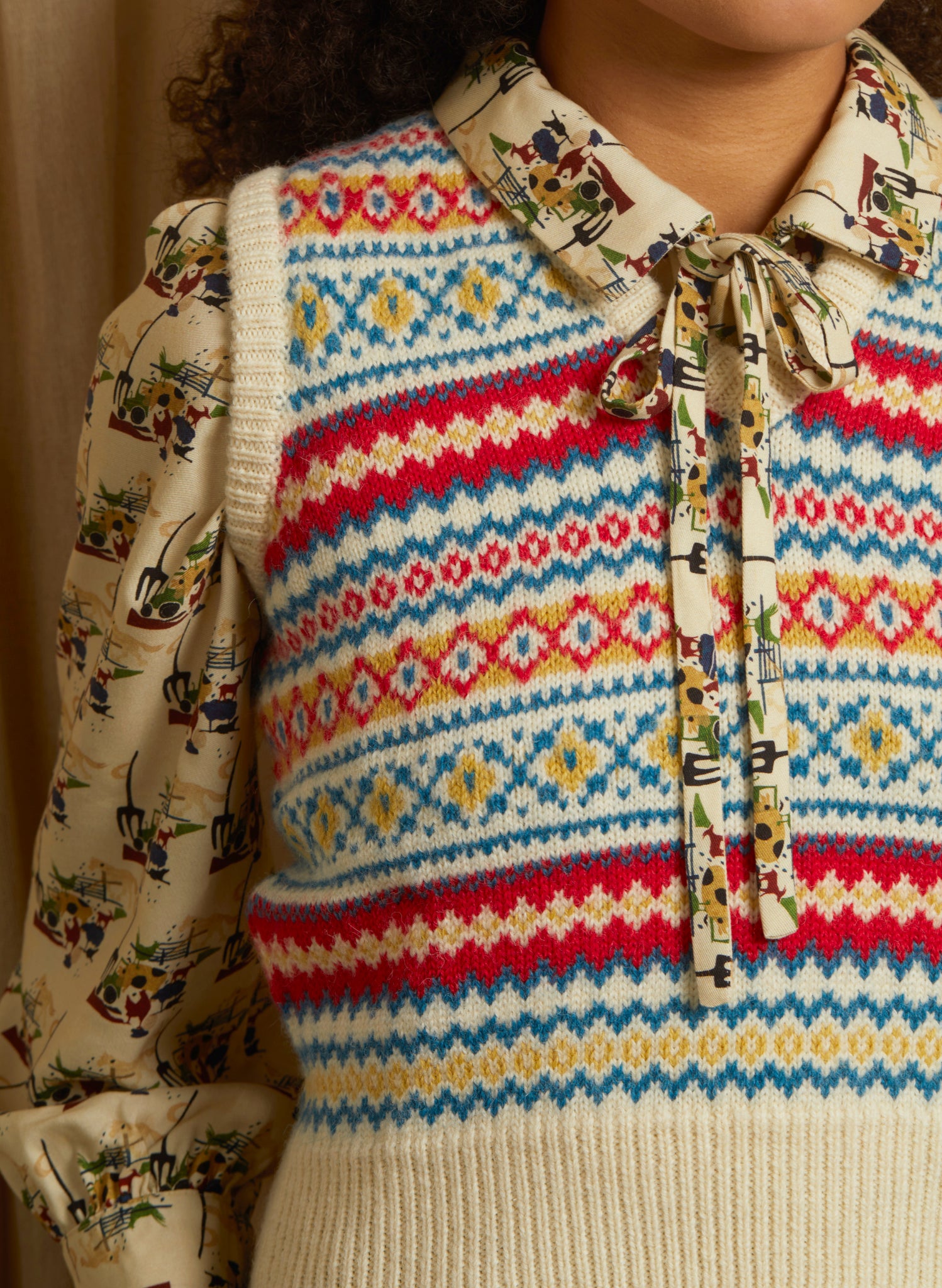 Heritage - Valerie Cream Tank Top