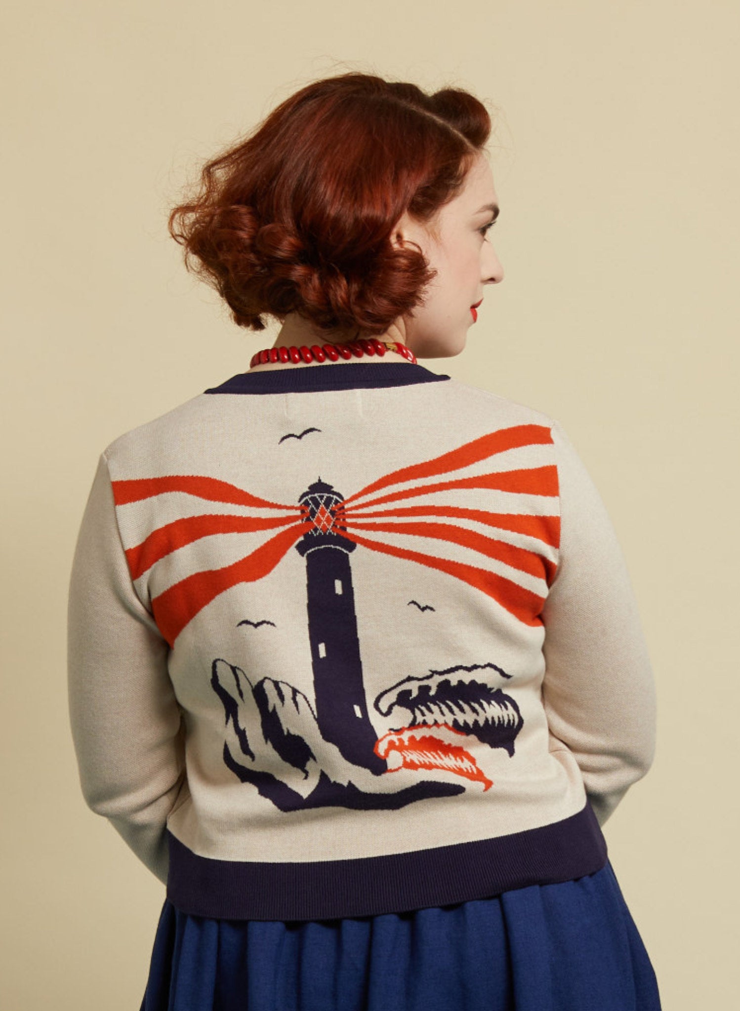 Vera Cardigan - Cream Lighthouse