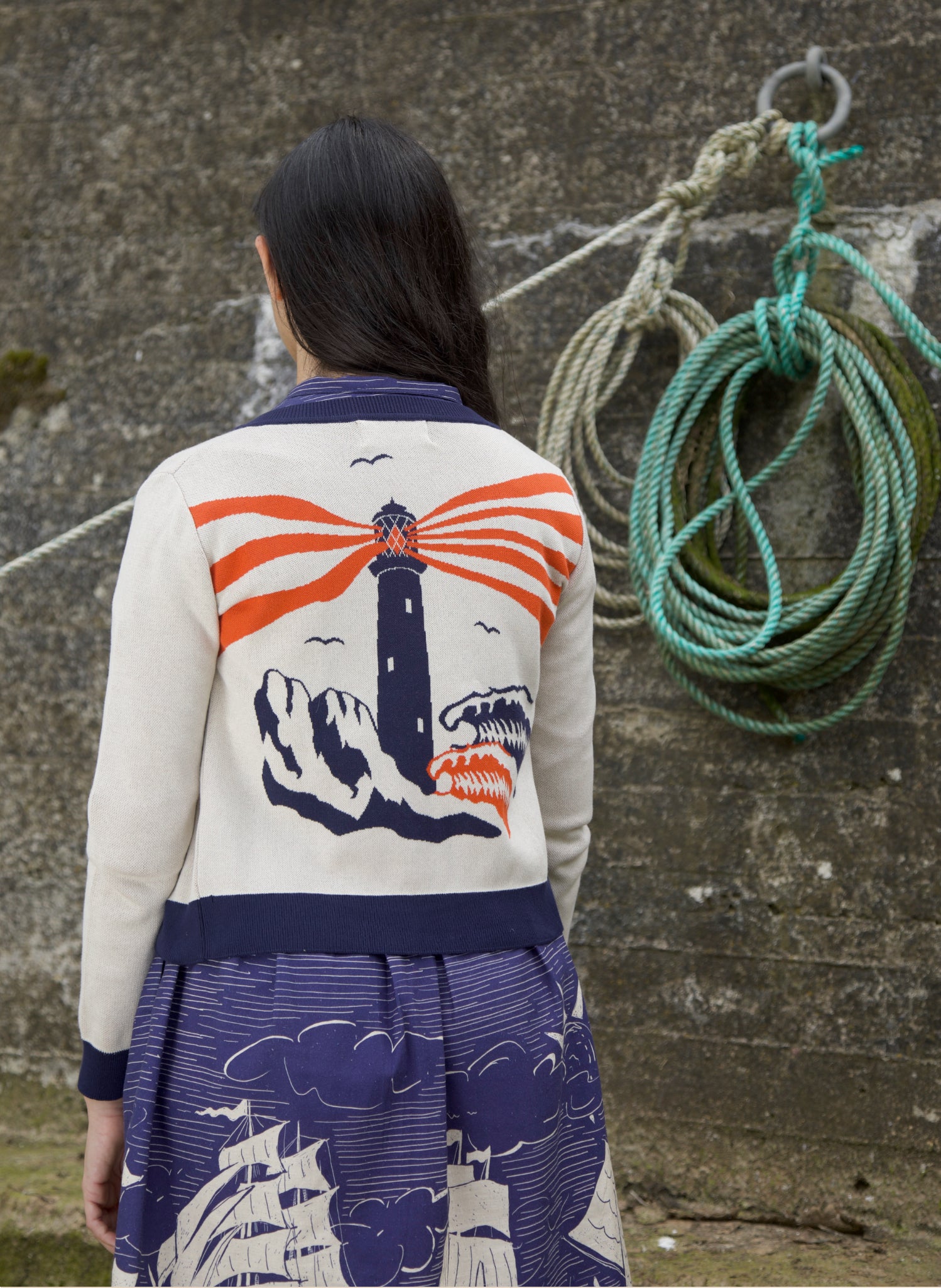 Vera Cardigan - Cream Lighthouse