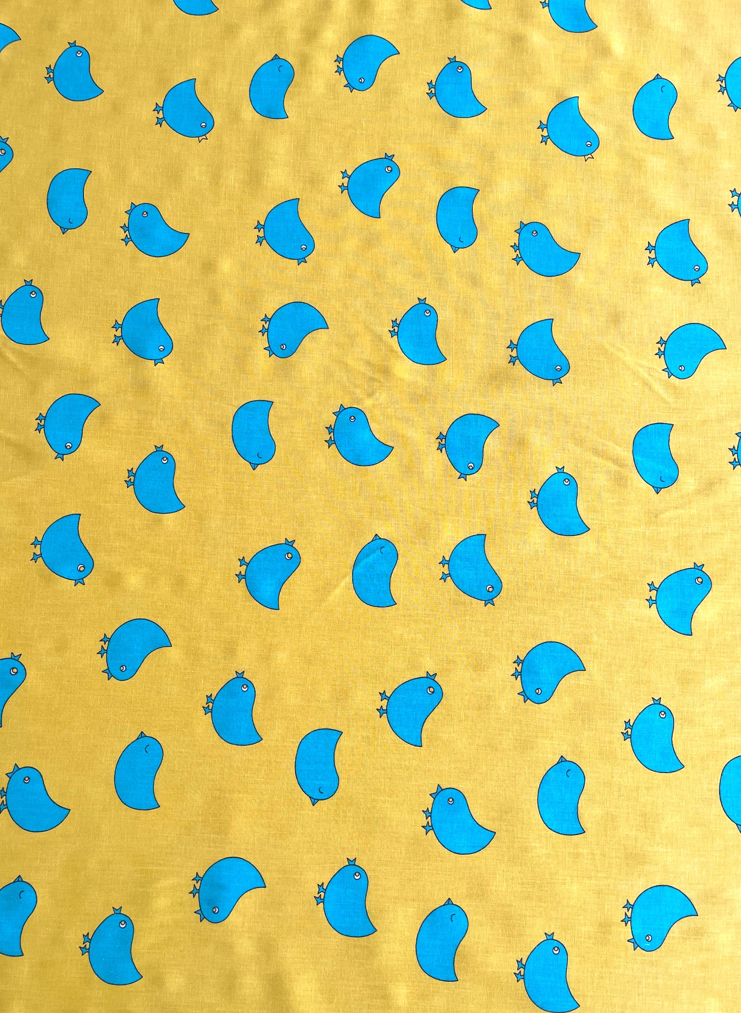 Yellow Chick Fabric - Cotton