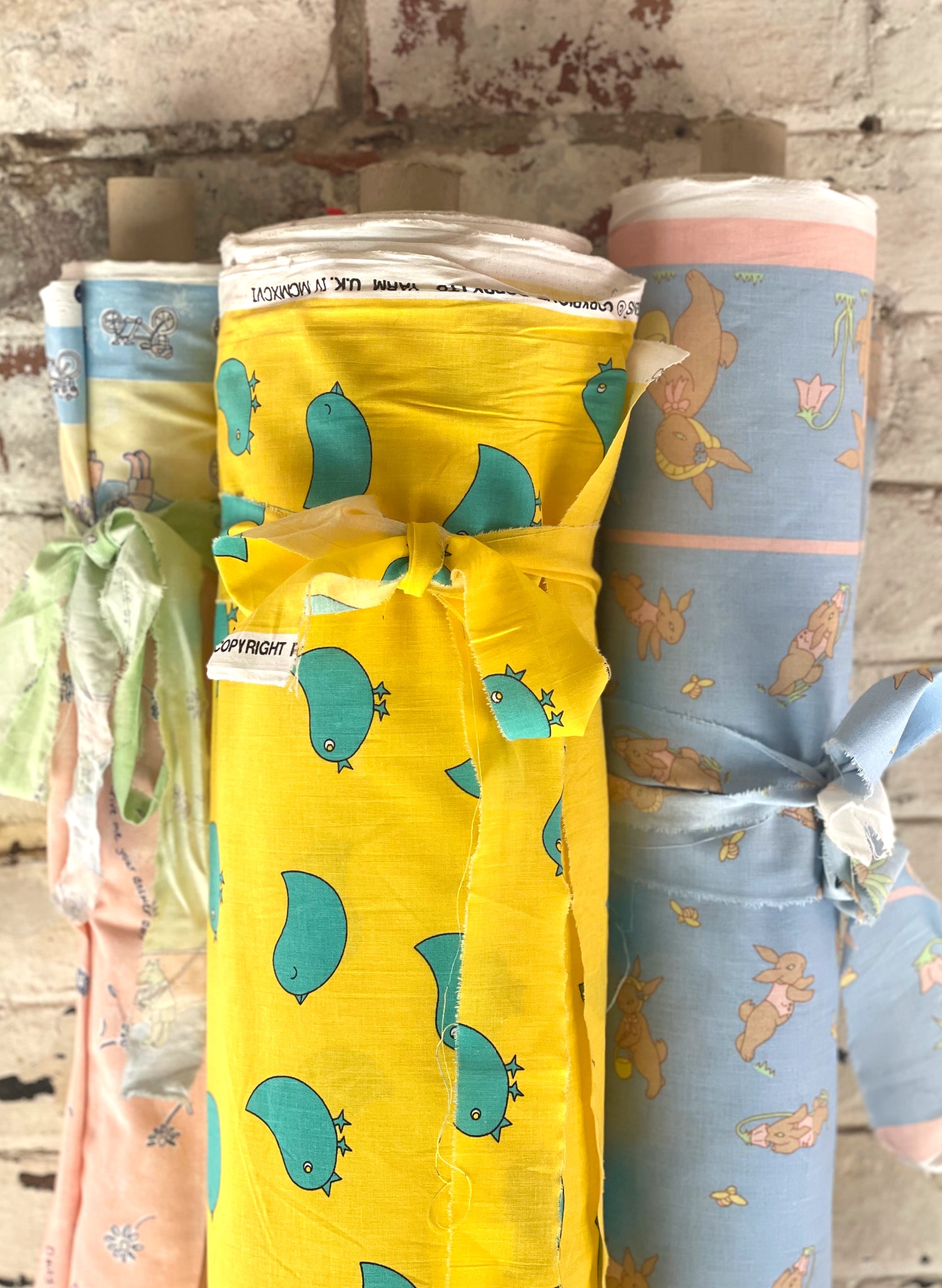 Yellow Chick Fabric - Cotton
