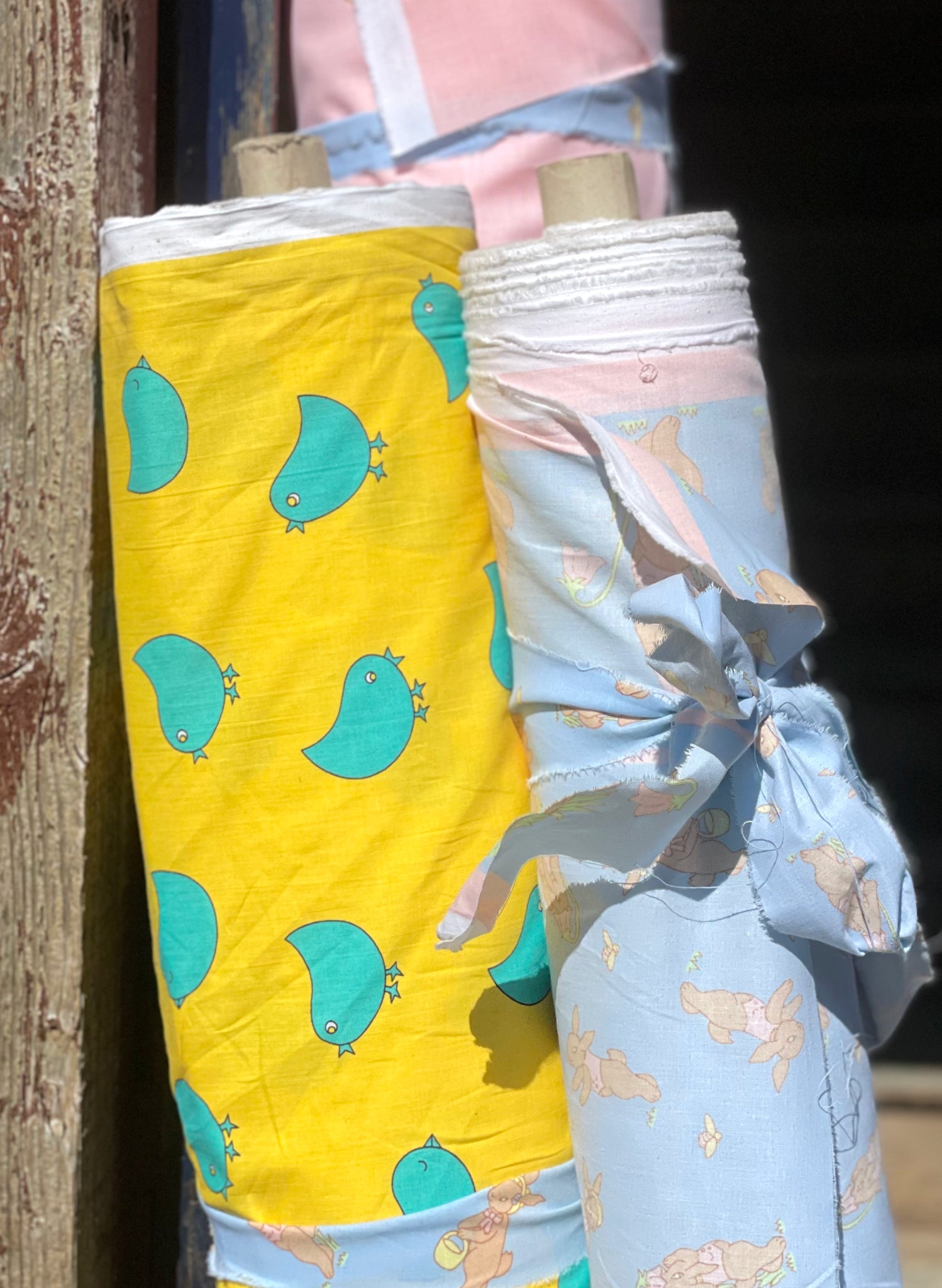 Yellow Chick Fabric - Cotton