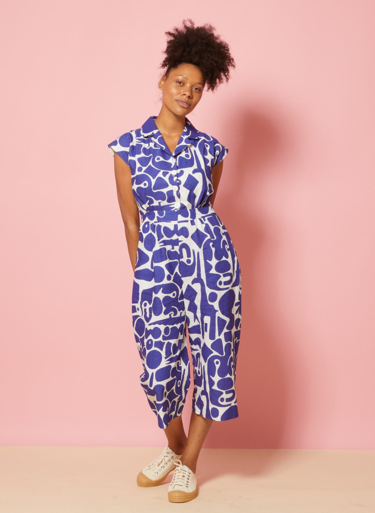 Francesca - Blue Cave Jumpsuit