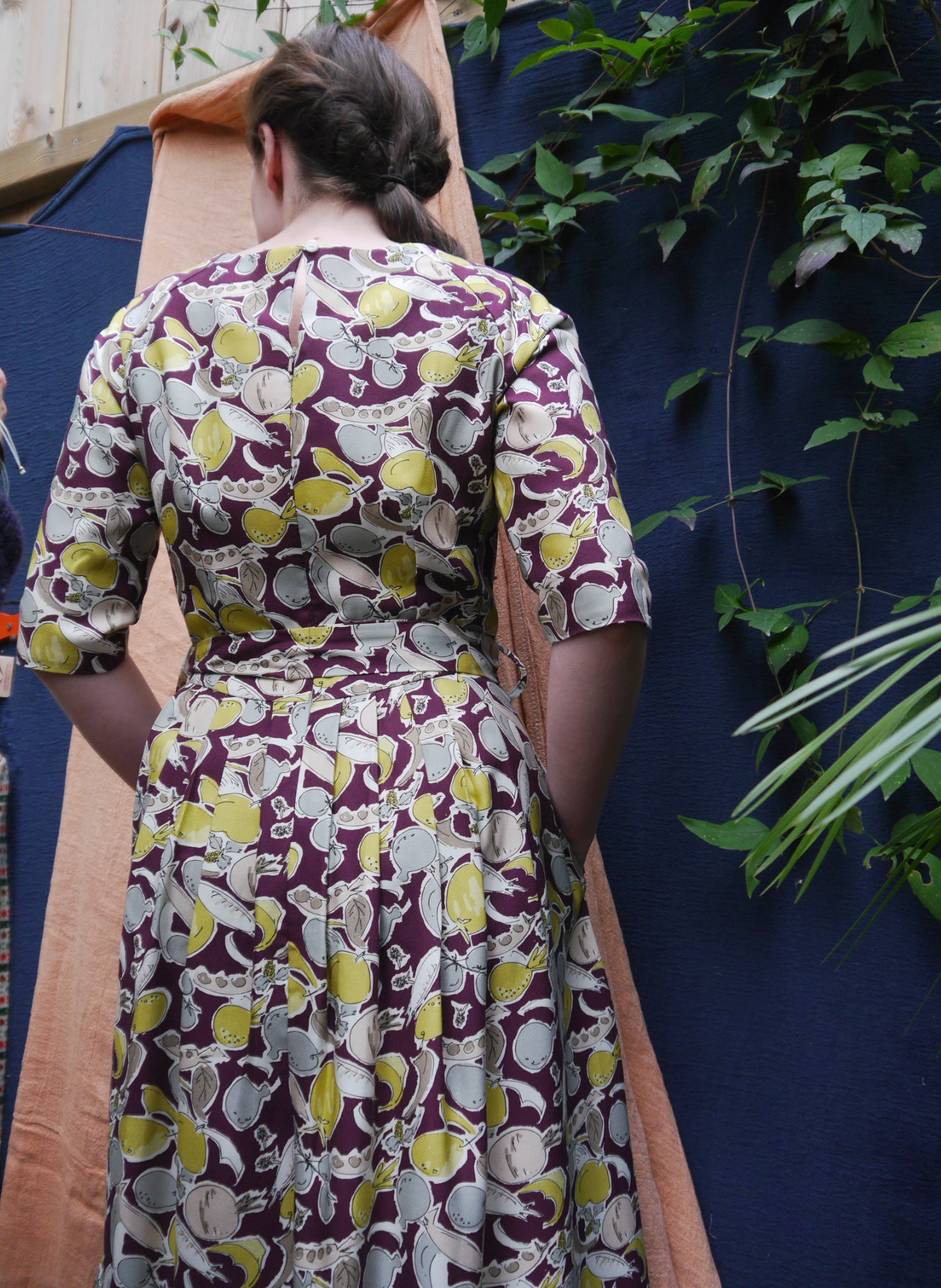 Elsie Dress - Plum Homegrown