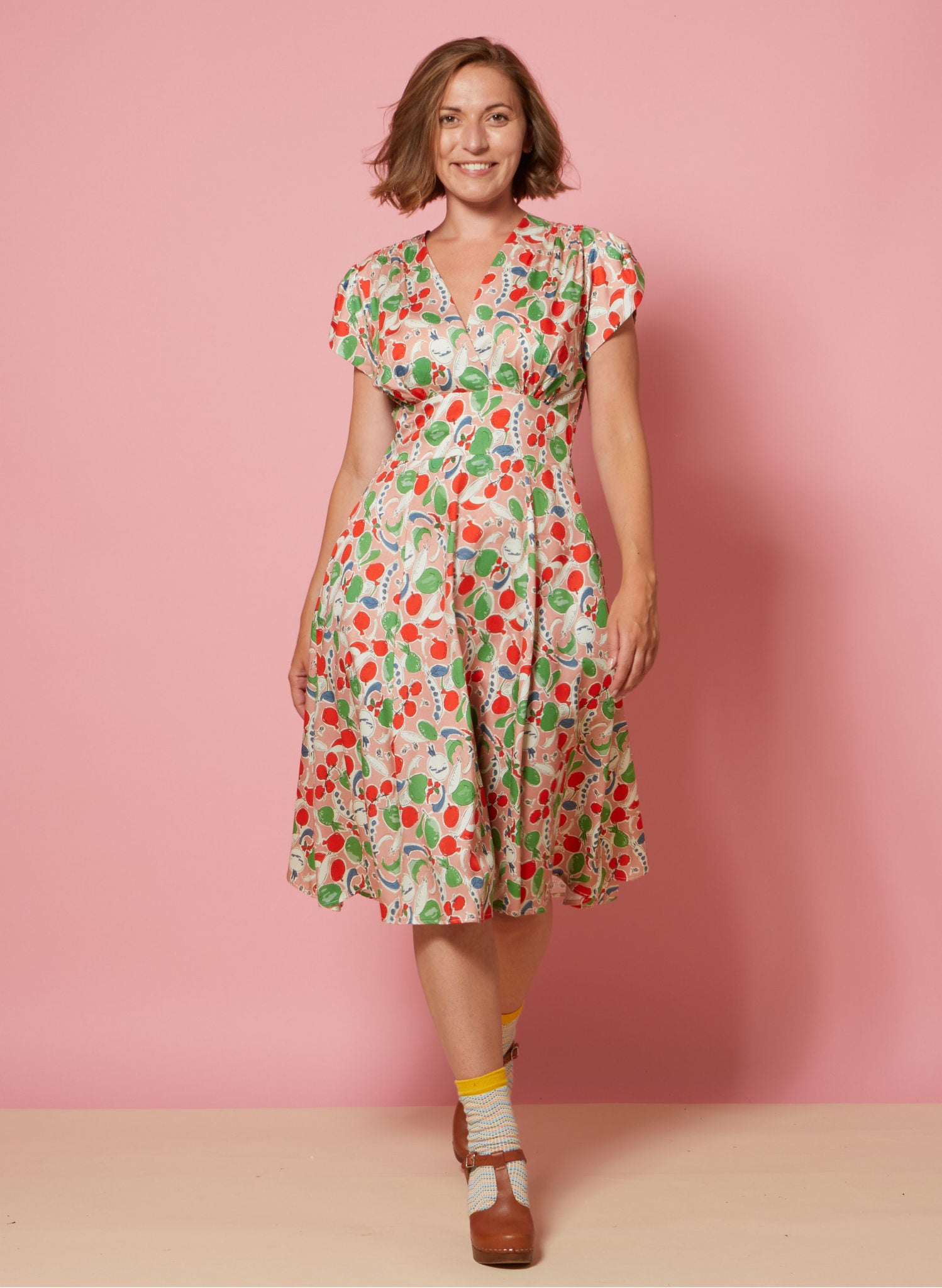 Rita Dress - Pink Grow Your Own