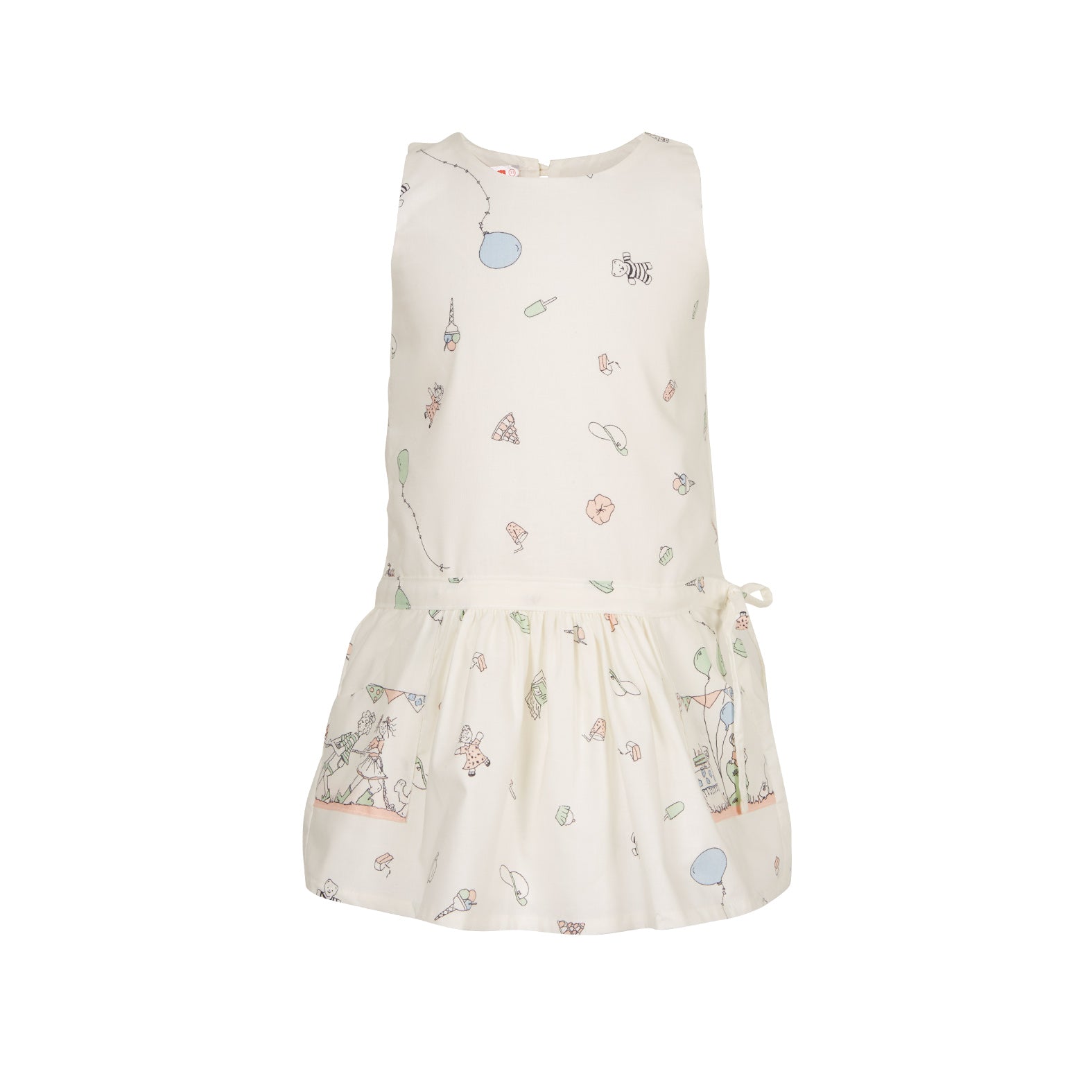 Poppy Archive - Emily dress - Birthday Bash Cream Pink