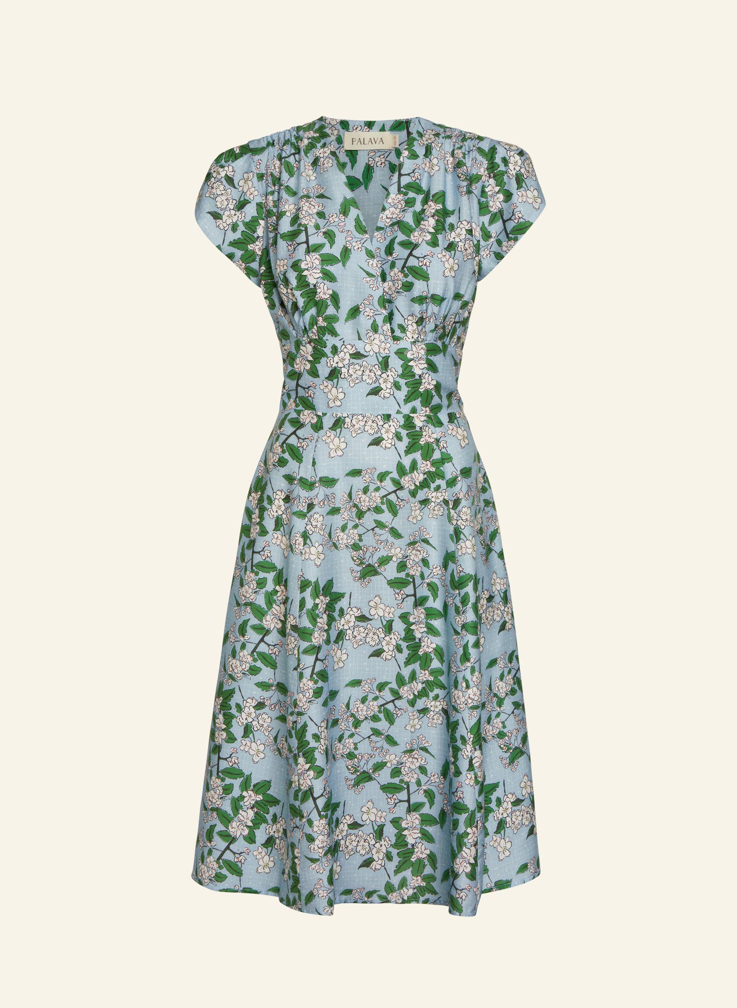 Rita Dress - Blue Apple Blossom