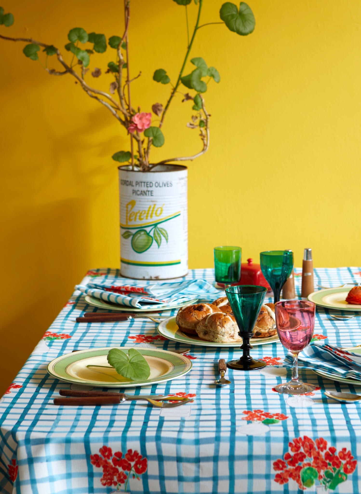 Table Cloth - Geraniums