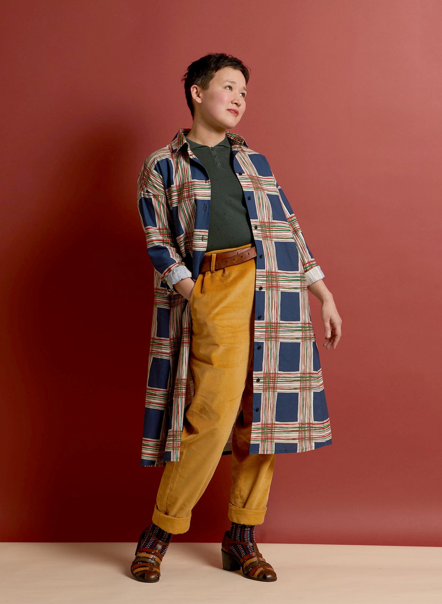 Aila - Dark Green - Knitted Top