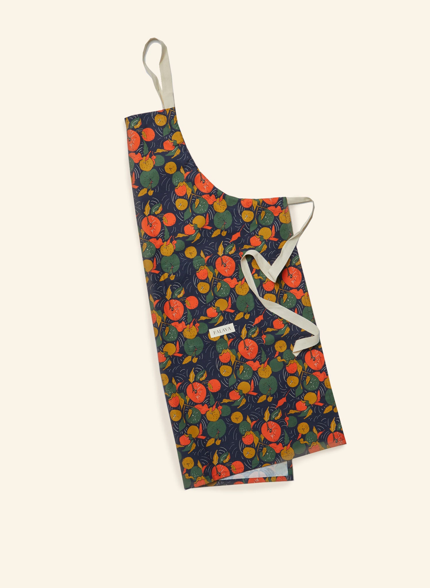 Apron - Navy Apple Orchard