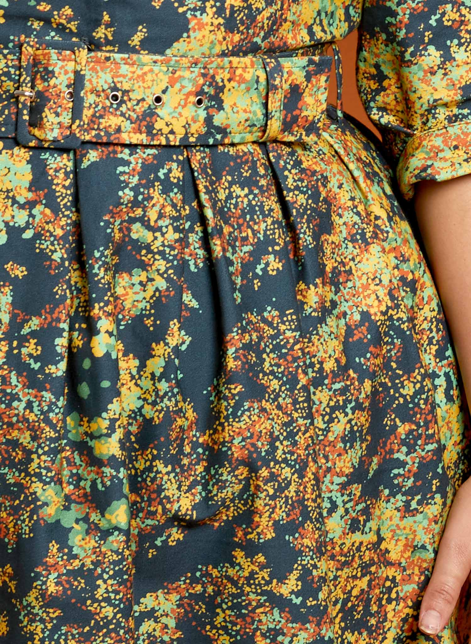 Cynthia - Navy Forest Dress