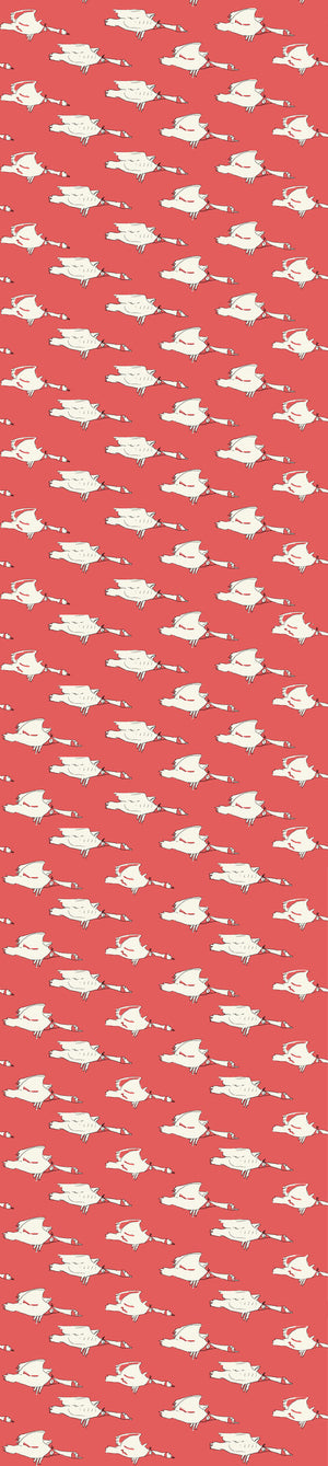 Red Ducks Fabric - Palava