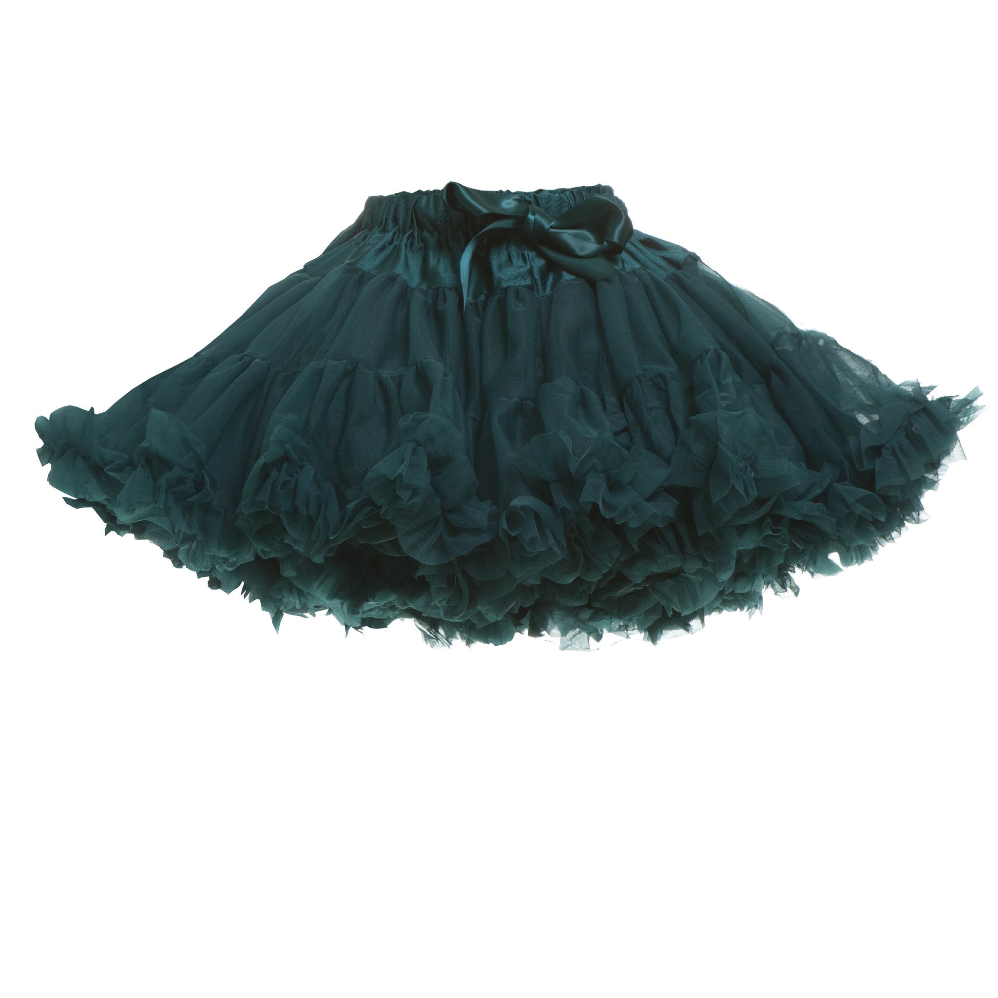 Children's Emerald Green Petticoat with Ribbon | Palava