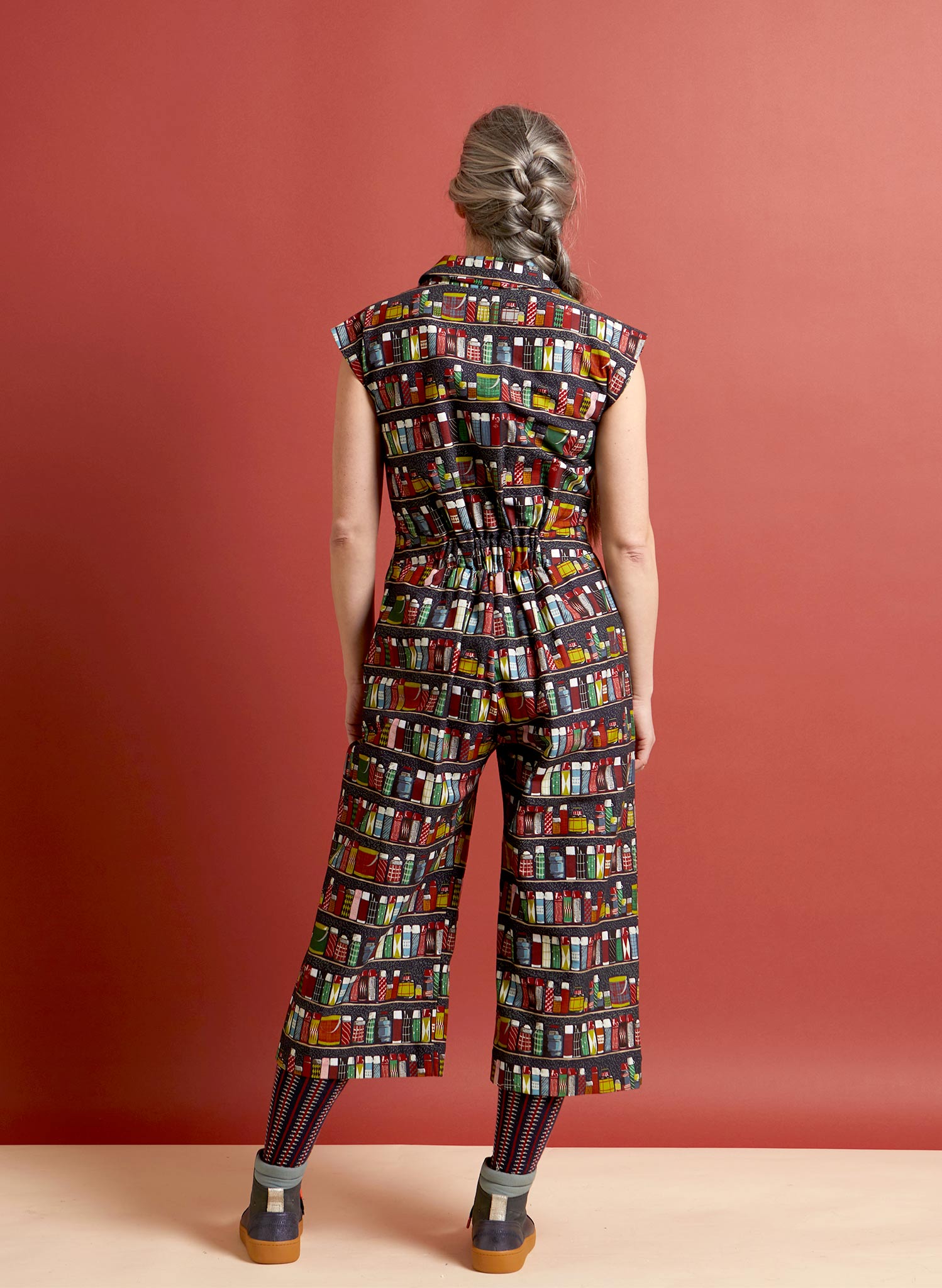 Francesca - Navy Thermos Flask Jumpsuit