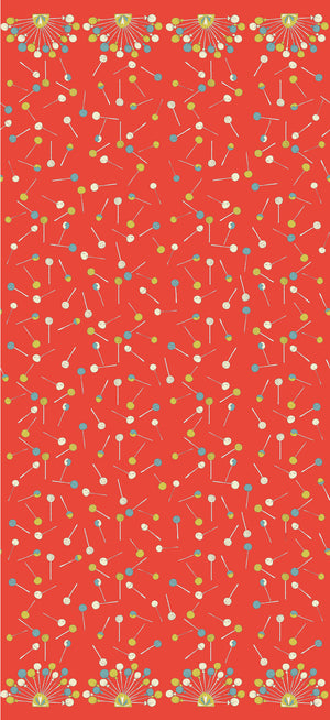 Orange Lollipop Fabric - Palava