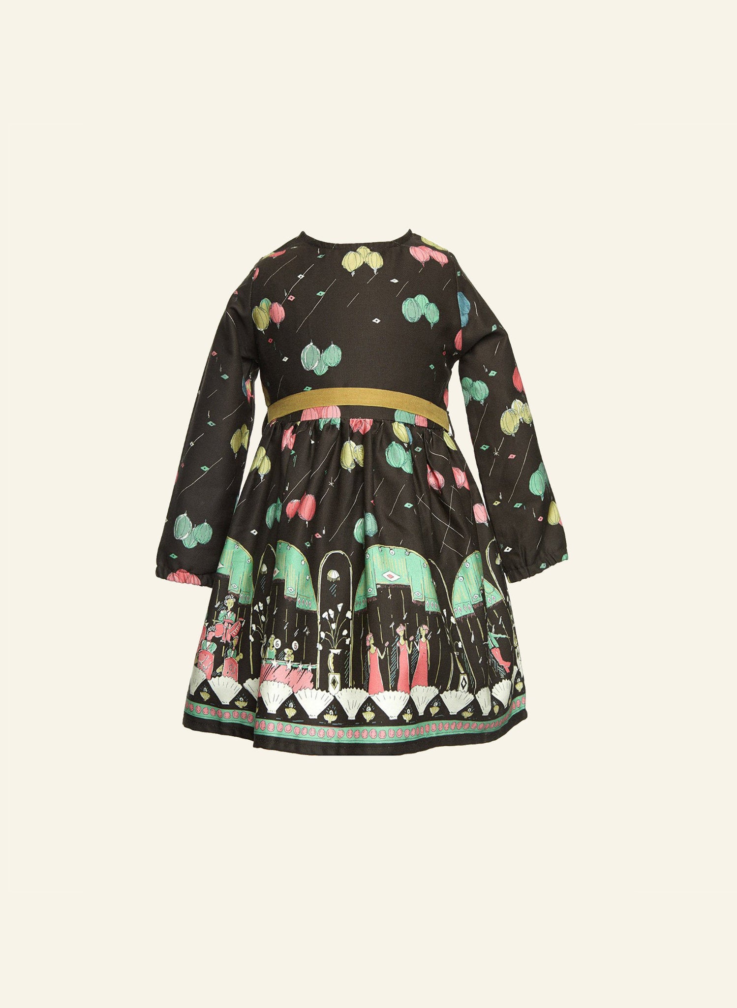 Margaret - Black Ballroom Children's Dress