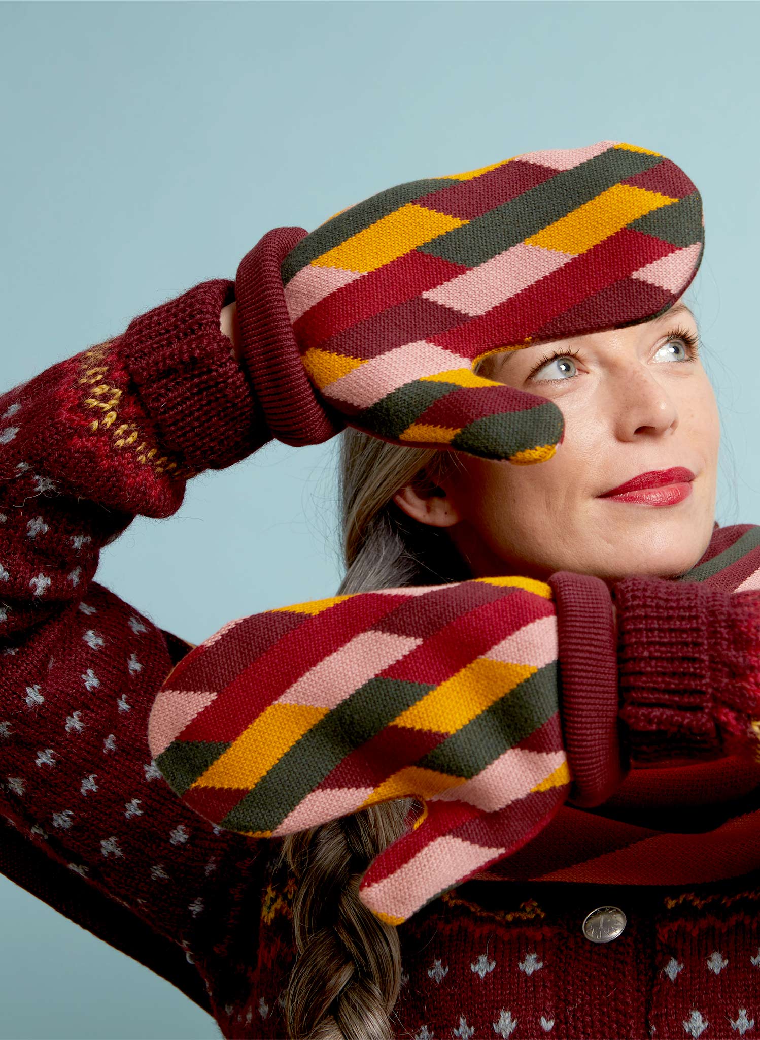 Knitted Mittens - Kaleidoscope