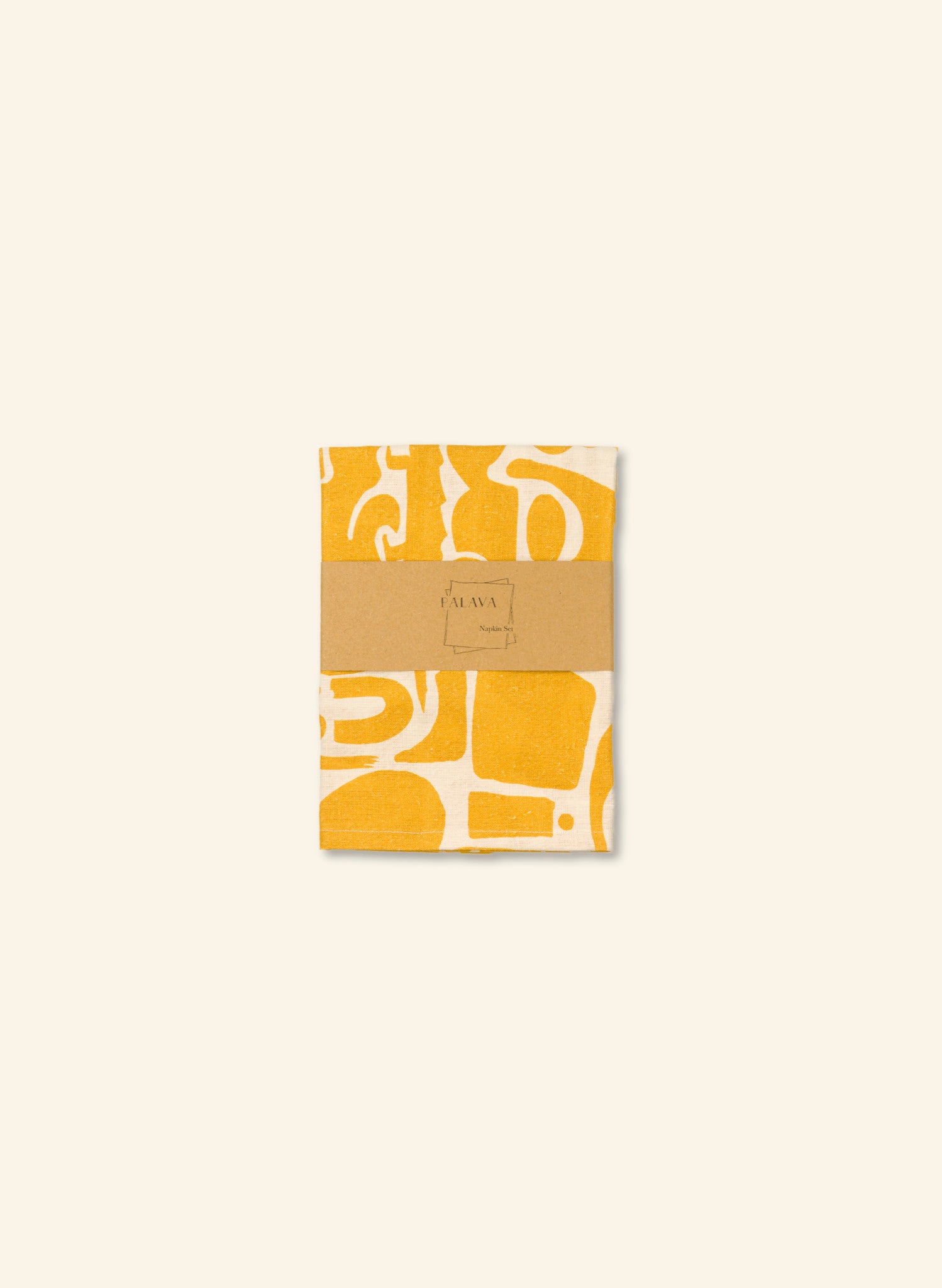 Napkin Set - Yellow Cave