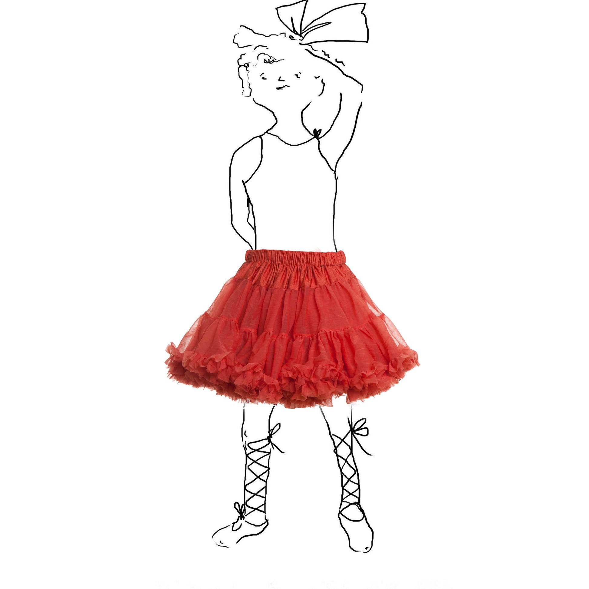 Children's Petticoat - Burnt Orange - Palava