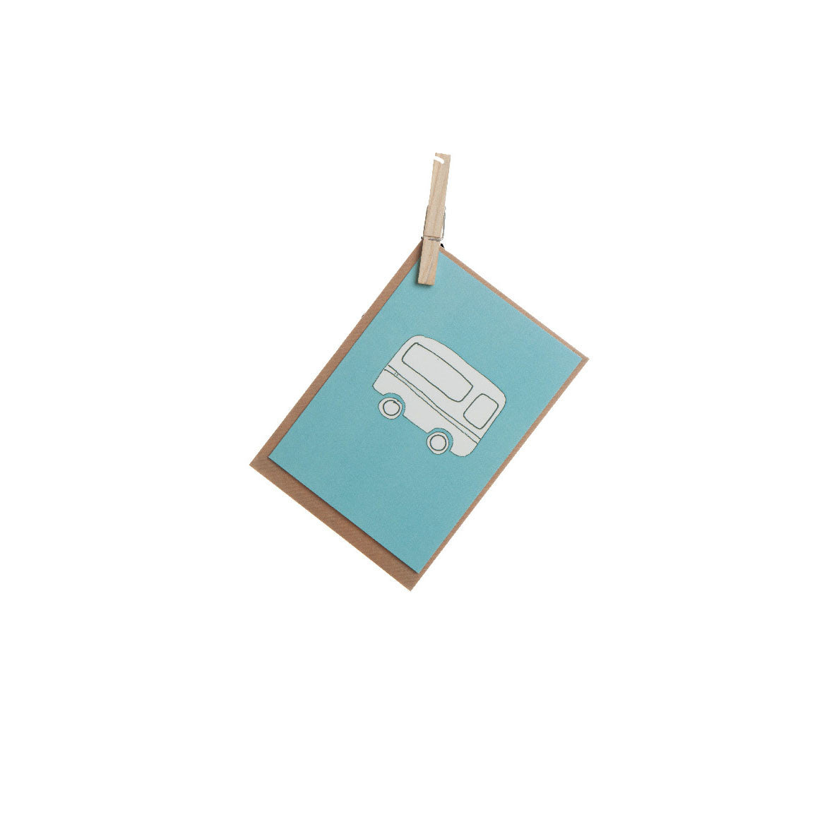 Greeting Card - Blue Caravan - Palava