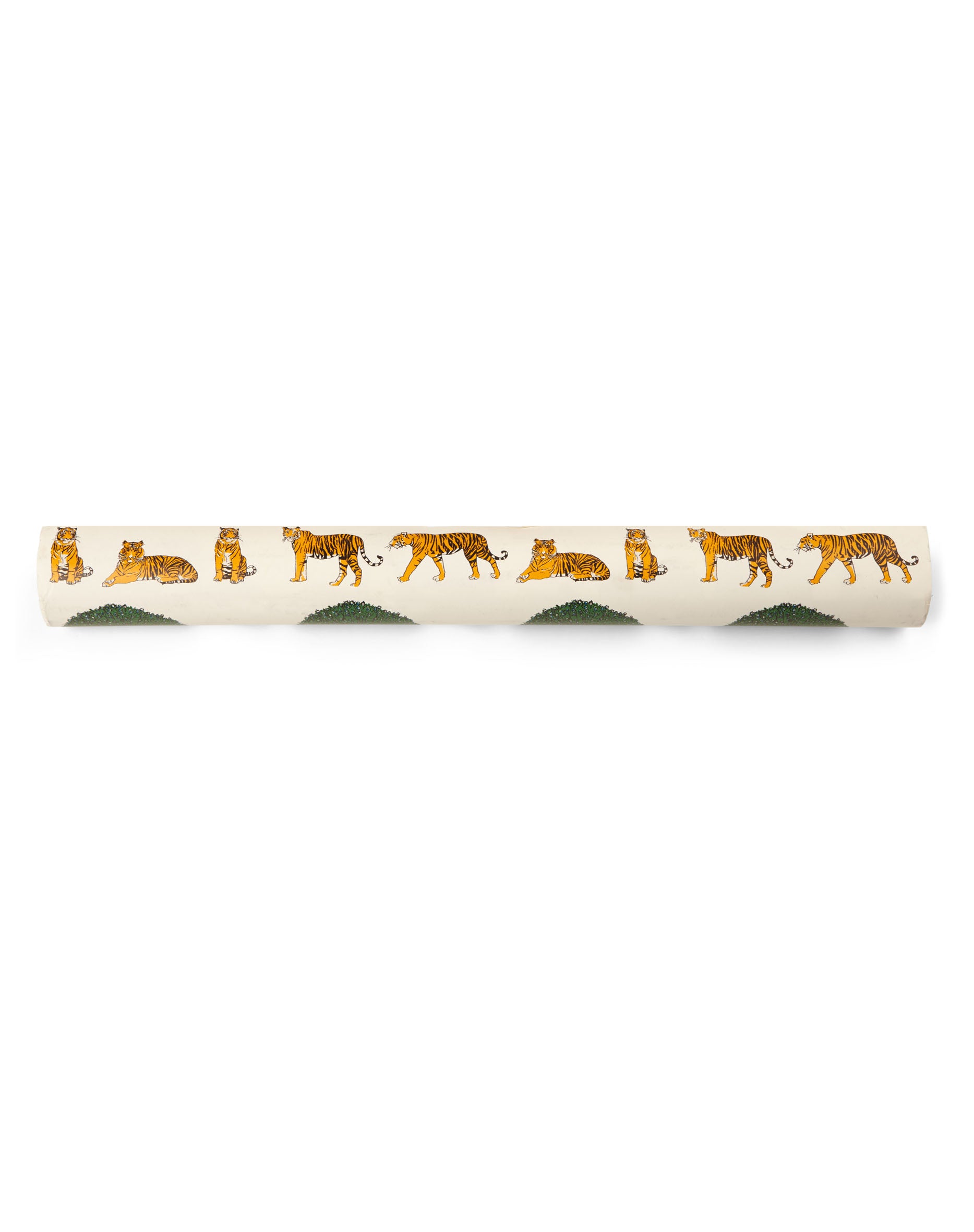 Ivory Wallpaper with Walking Zoo Print | 10 Metre Roll | UK